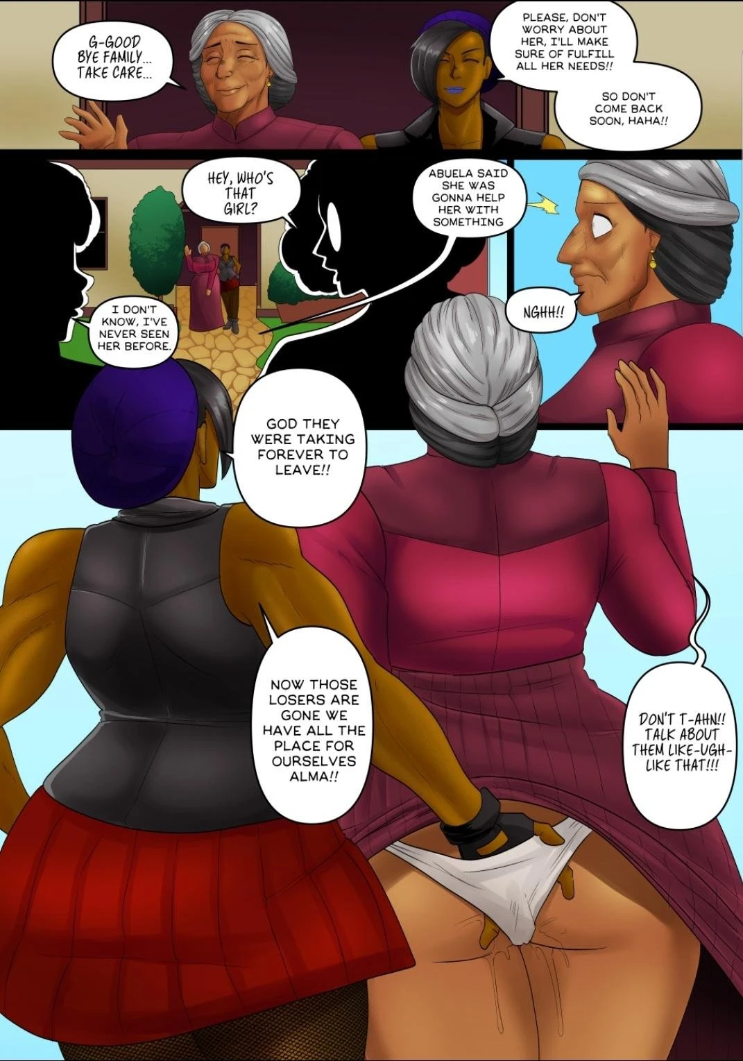 Los Encantos de la Abuela porn comic picture 2