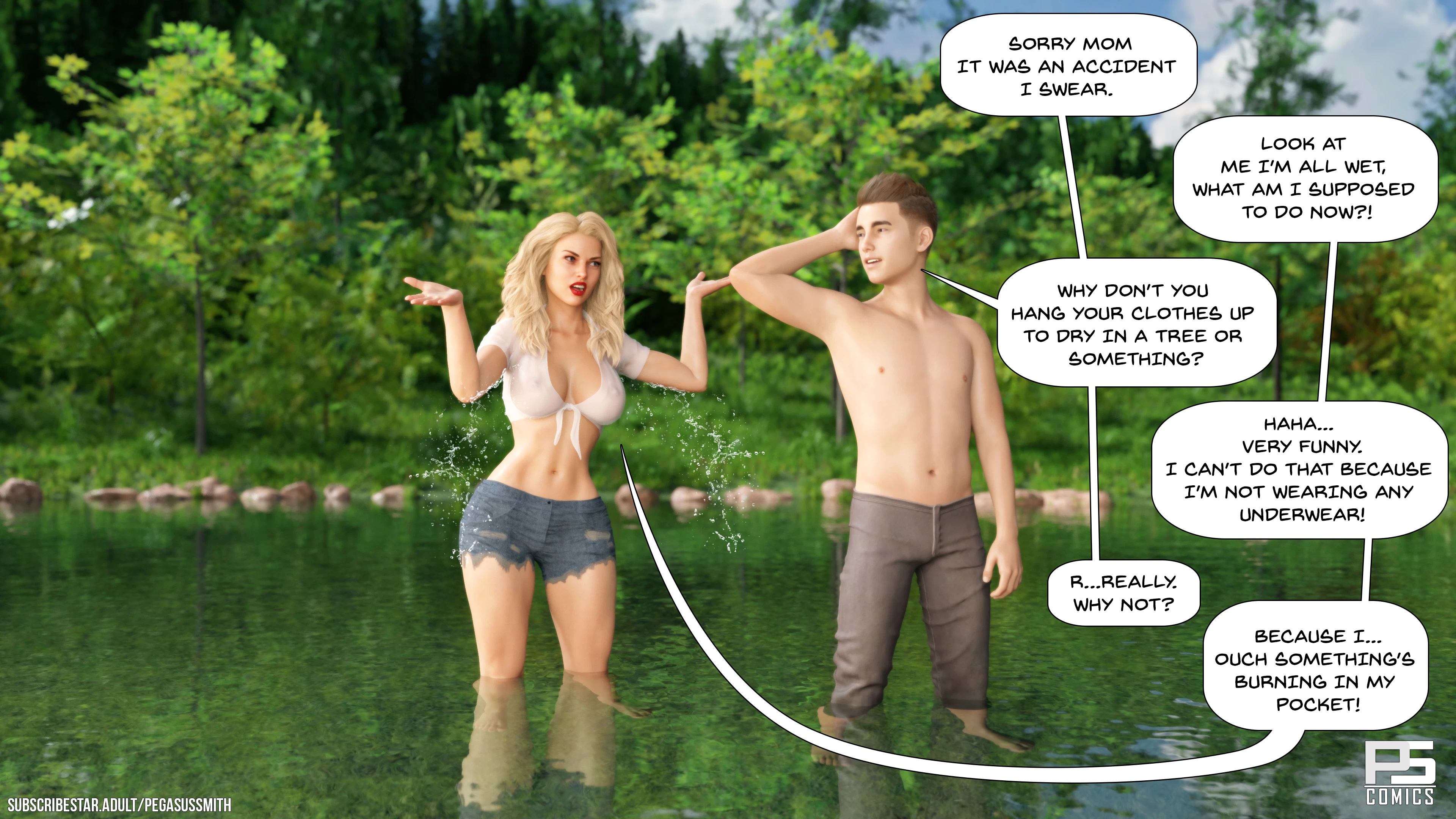 Lost In The Woods 3D porn comic picture 39