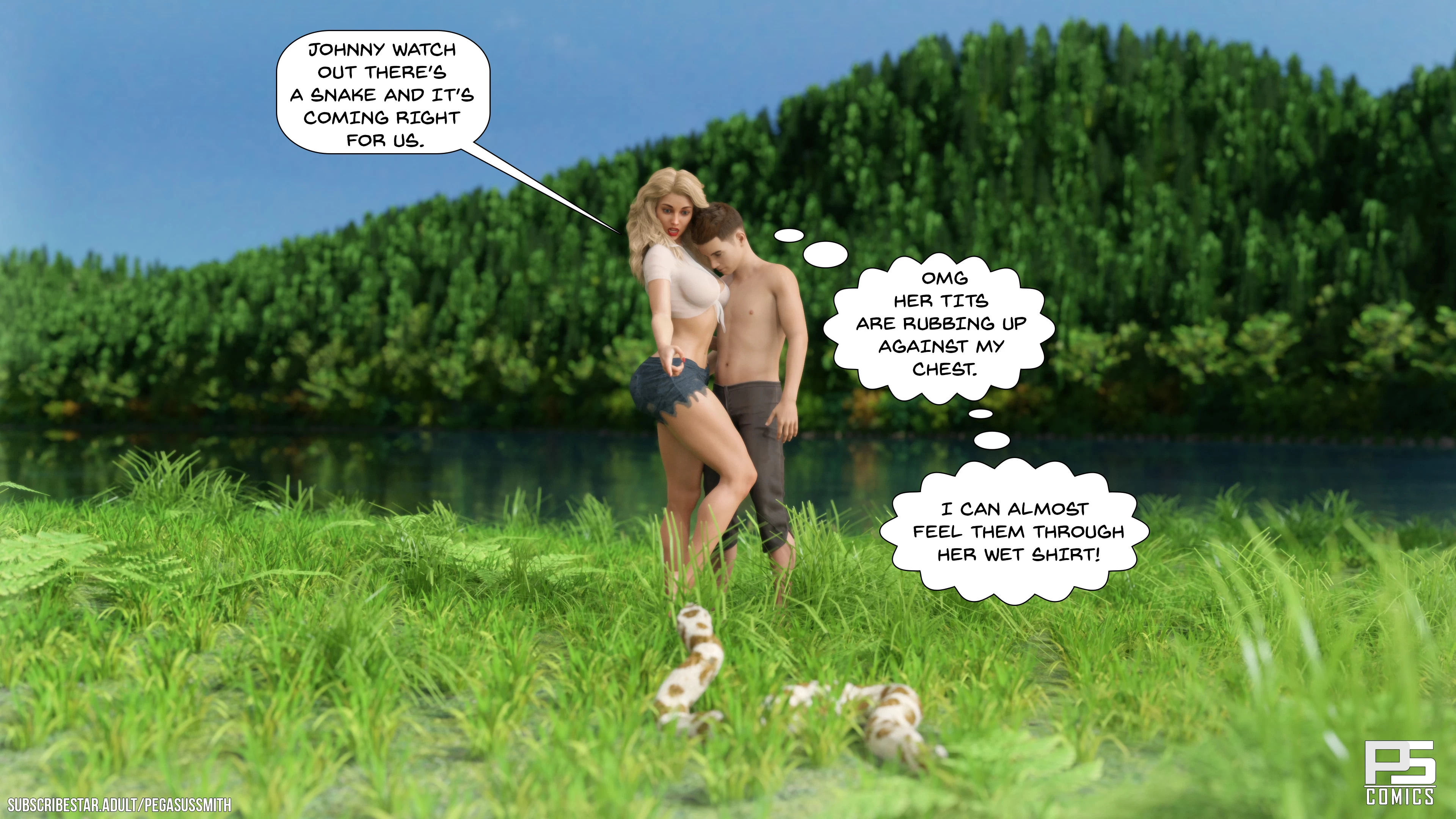 Lost In The Woods 3D porn comic picture 44
