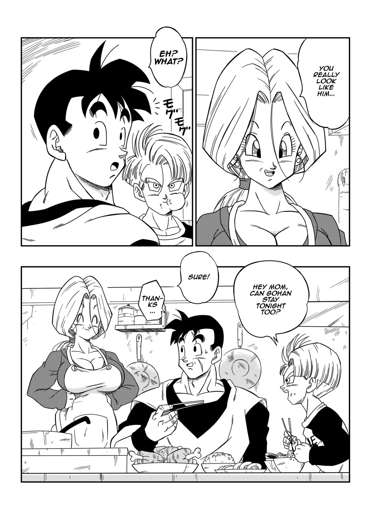 Lost of sex in this Future! - BULMA and GOHAN porn comic picture 3