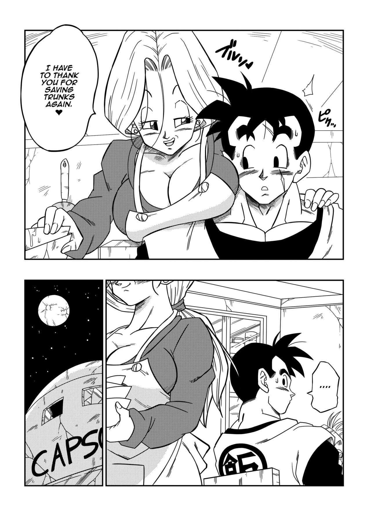 Lost of sex in this Future! - BULMA and GOHAN porn comic picture 4