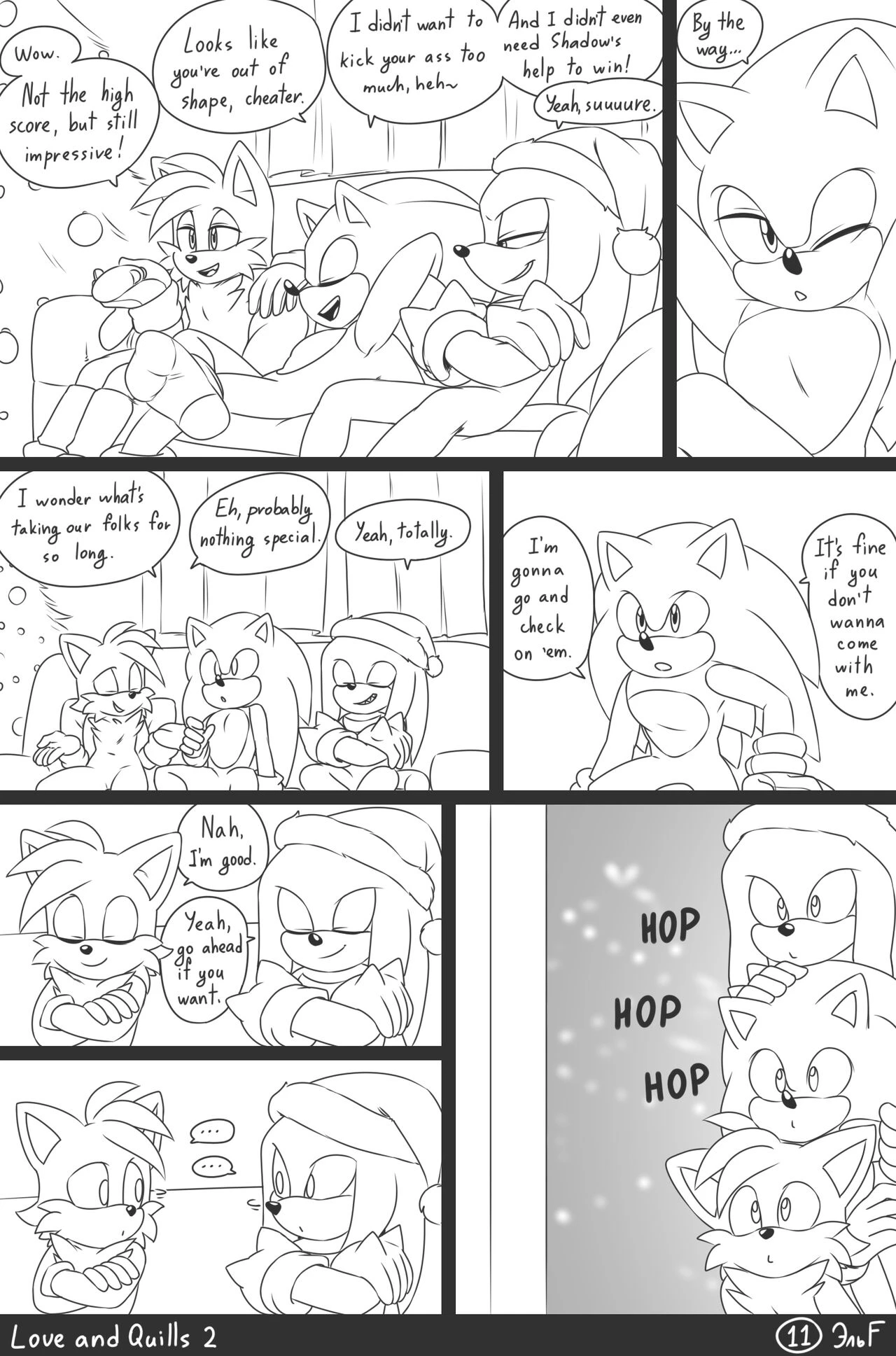 Love and Quills 2 porn comic picture 12