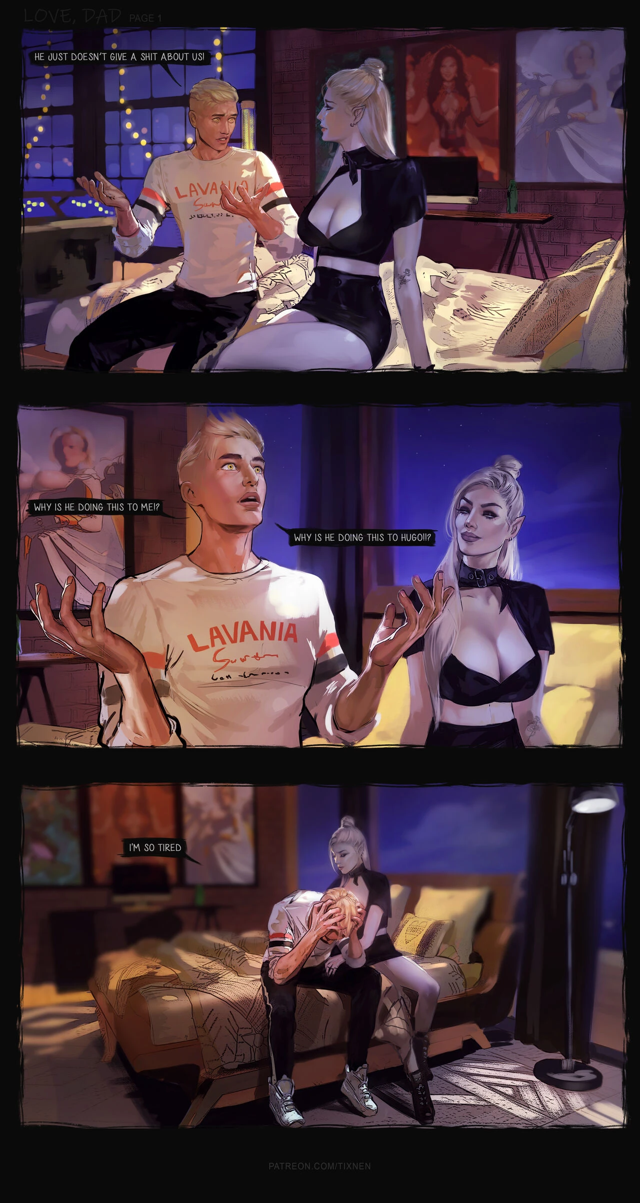 Love Dad porn comic picture 1