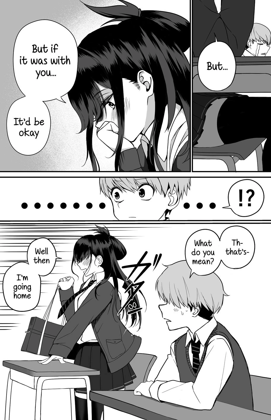 Love Divided Between A Rock And A Hard Place | Itabasami Na Wakachi Ai porn comic picture 4