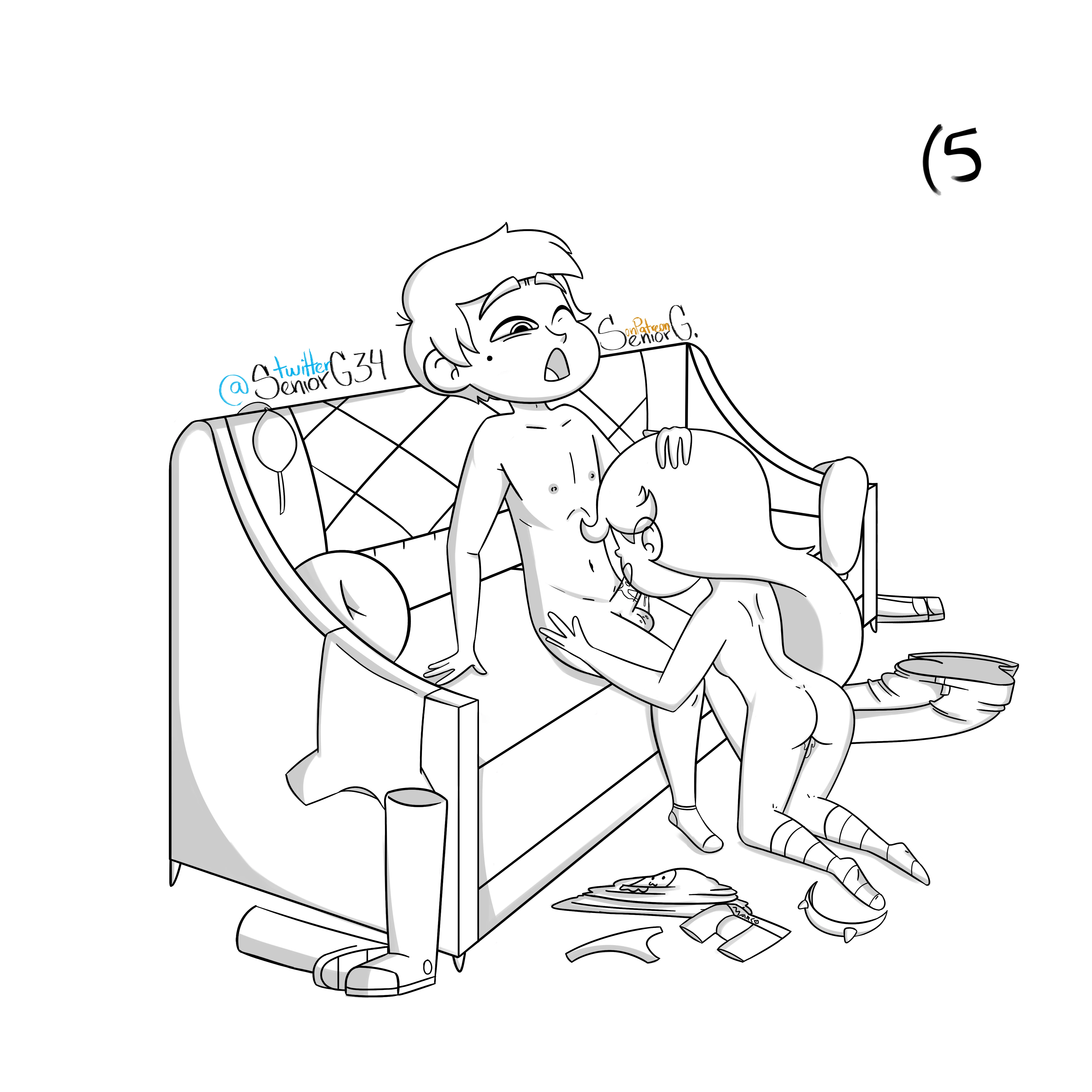 Love in the couch porn comic picture 5