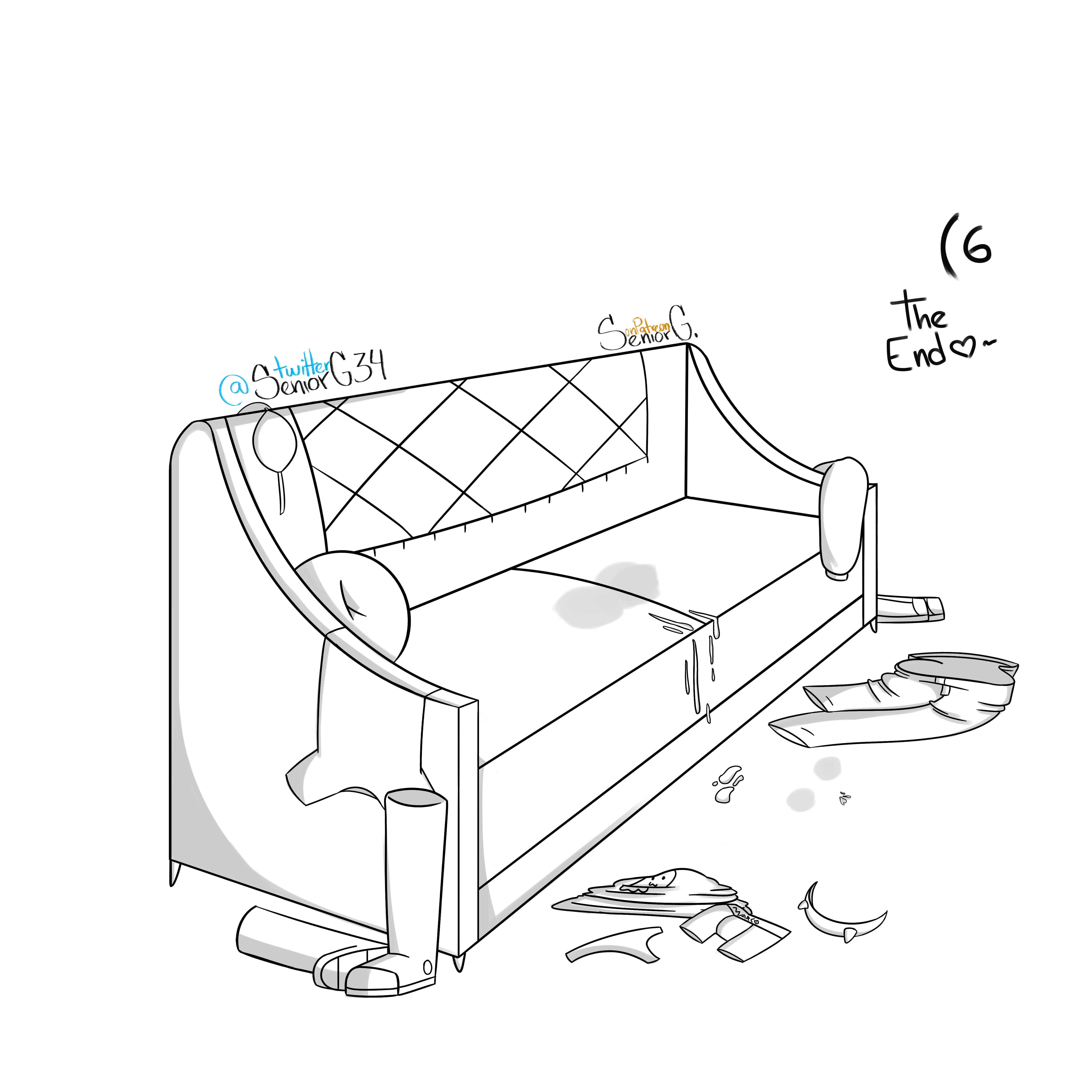 Love in the couch porn comic picture 6