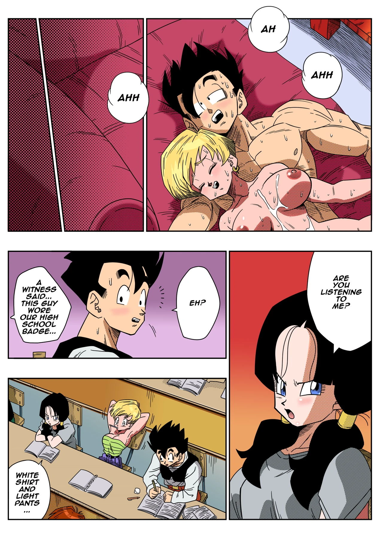Love Triangle Z (colored) porn comic picture 25