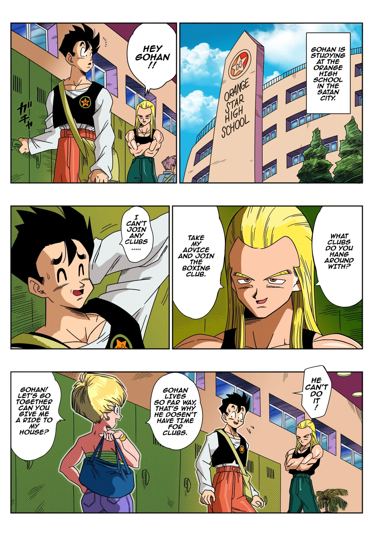 Love Triangle Z (colored) porn comic picture 3