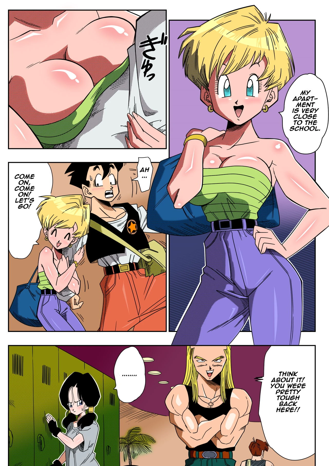 Love Triangle Z (colored) porn comic picture 4