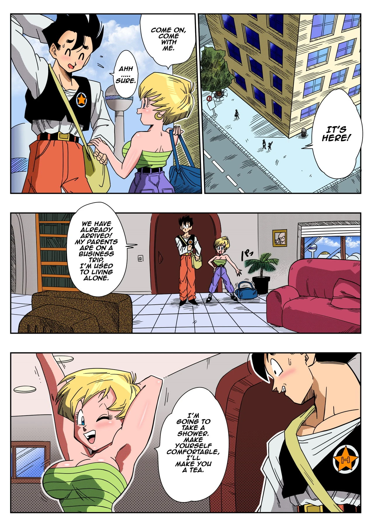 Love Triangle Z (colored) porn comic picture 5