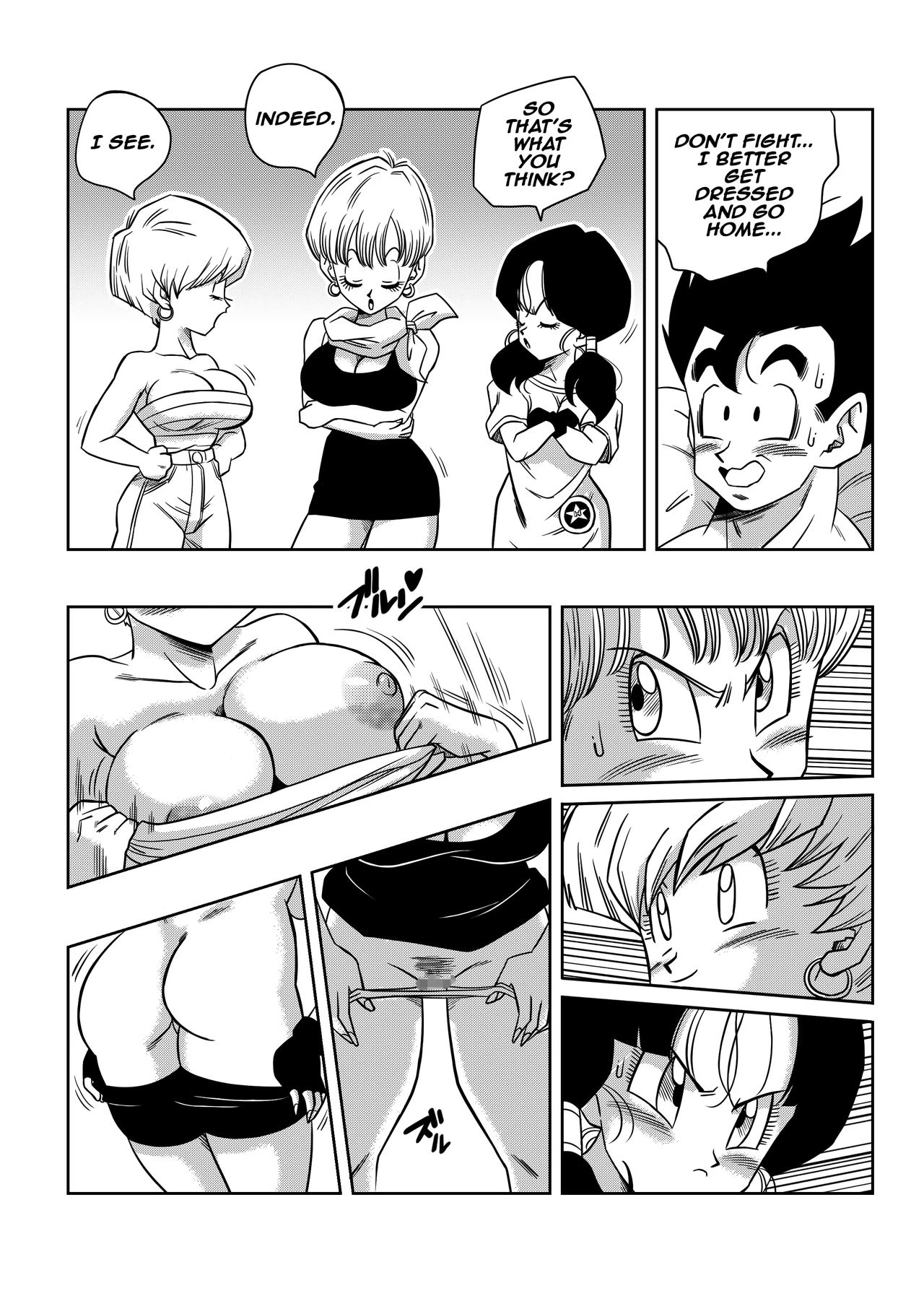 Love Triangle Z part 4 porn comic picture 10