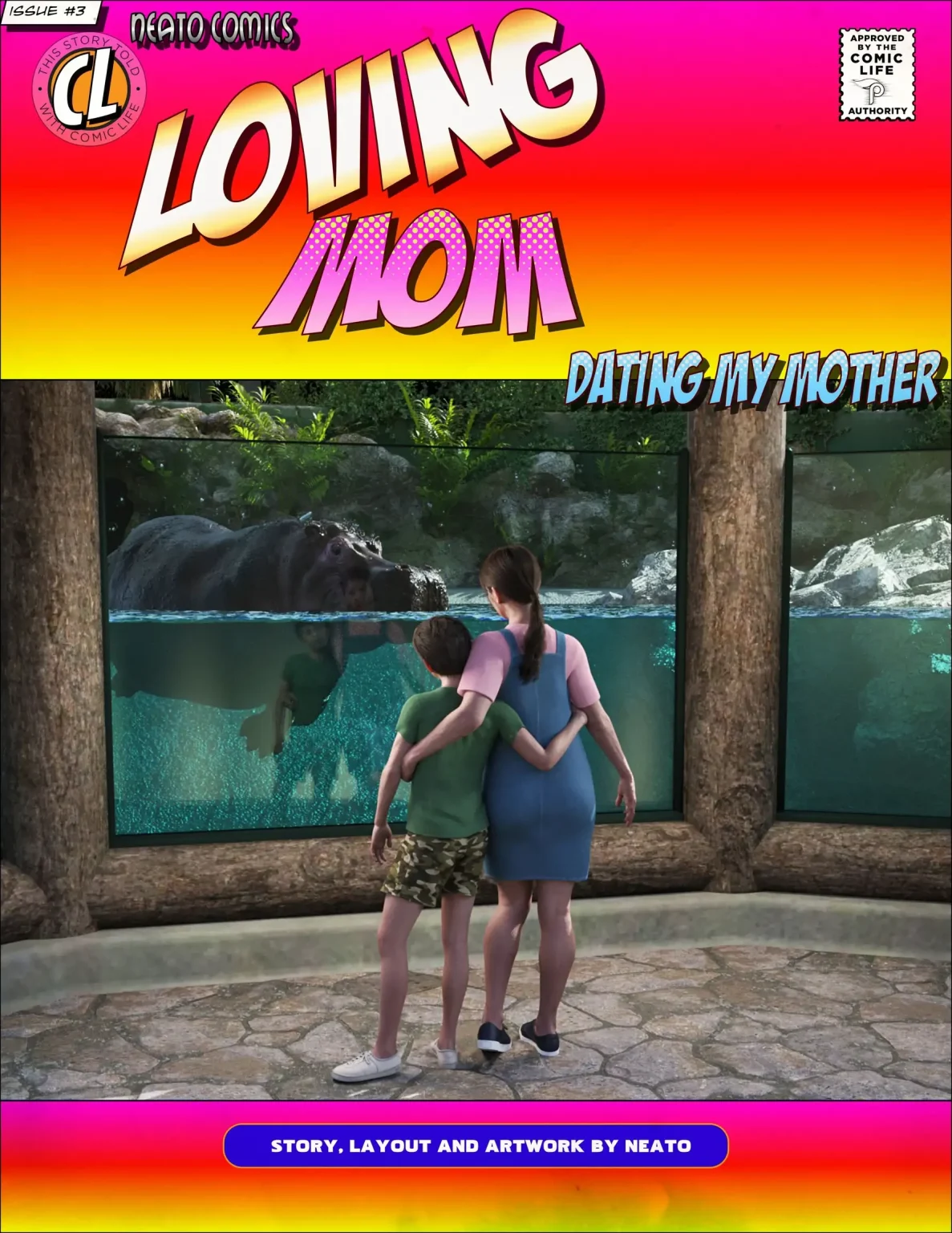 Loving Mom 3 - Dating My Mother [Neato] porn comic picture 1