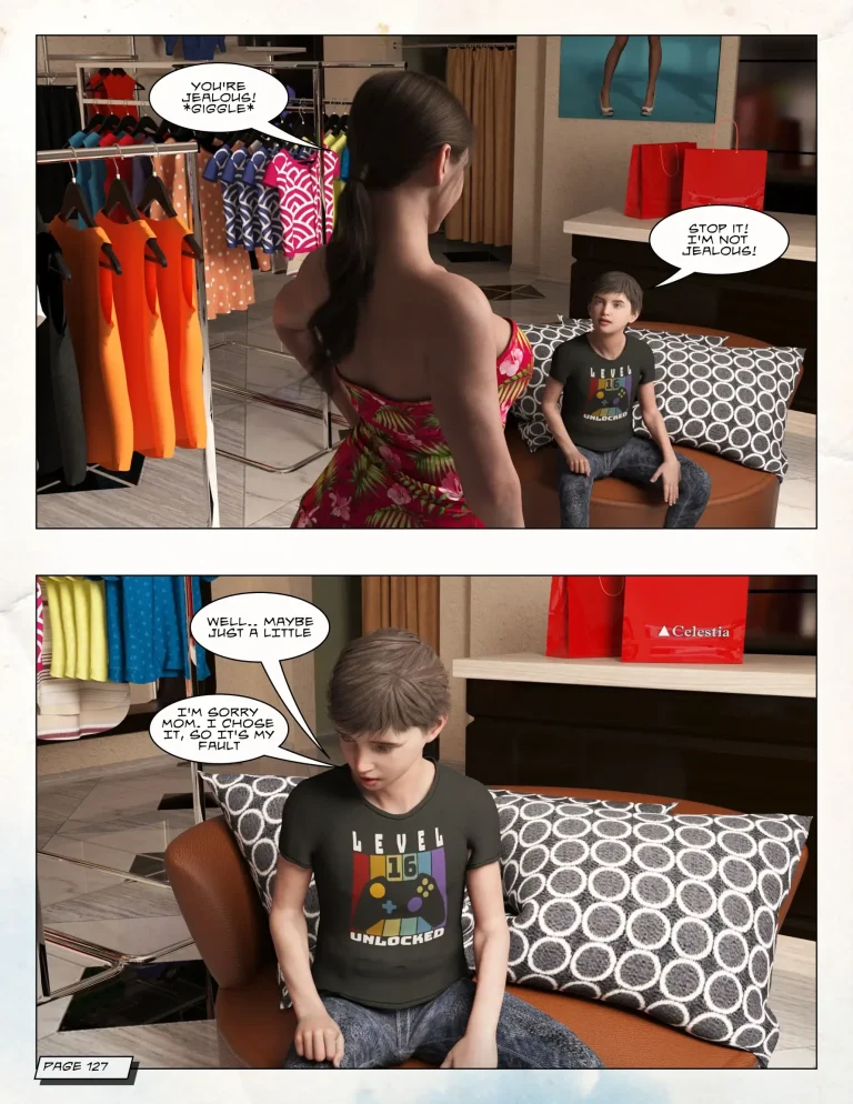 Loving Mom 3 - Dating My Mother [Neato] porn comic picture 10