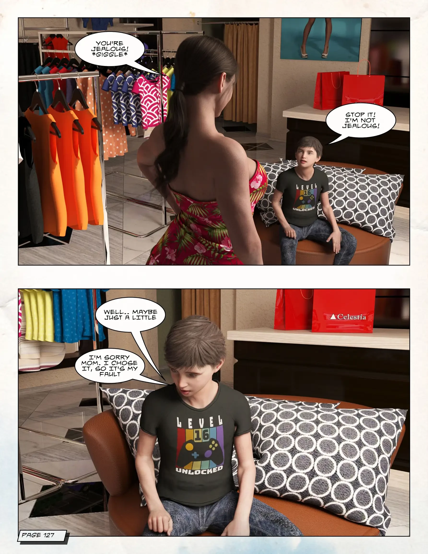 Loving Mom 3 - Dating My Mother [Neato] porn comic picture 10