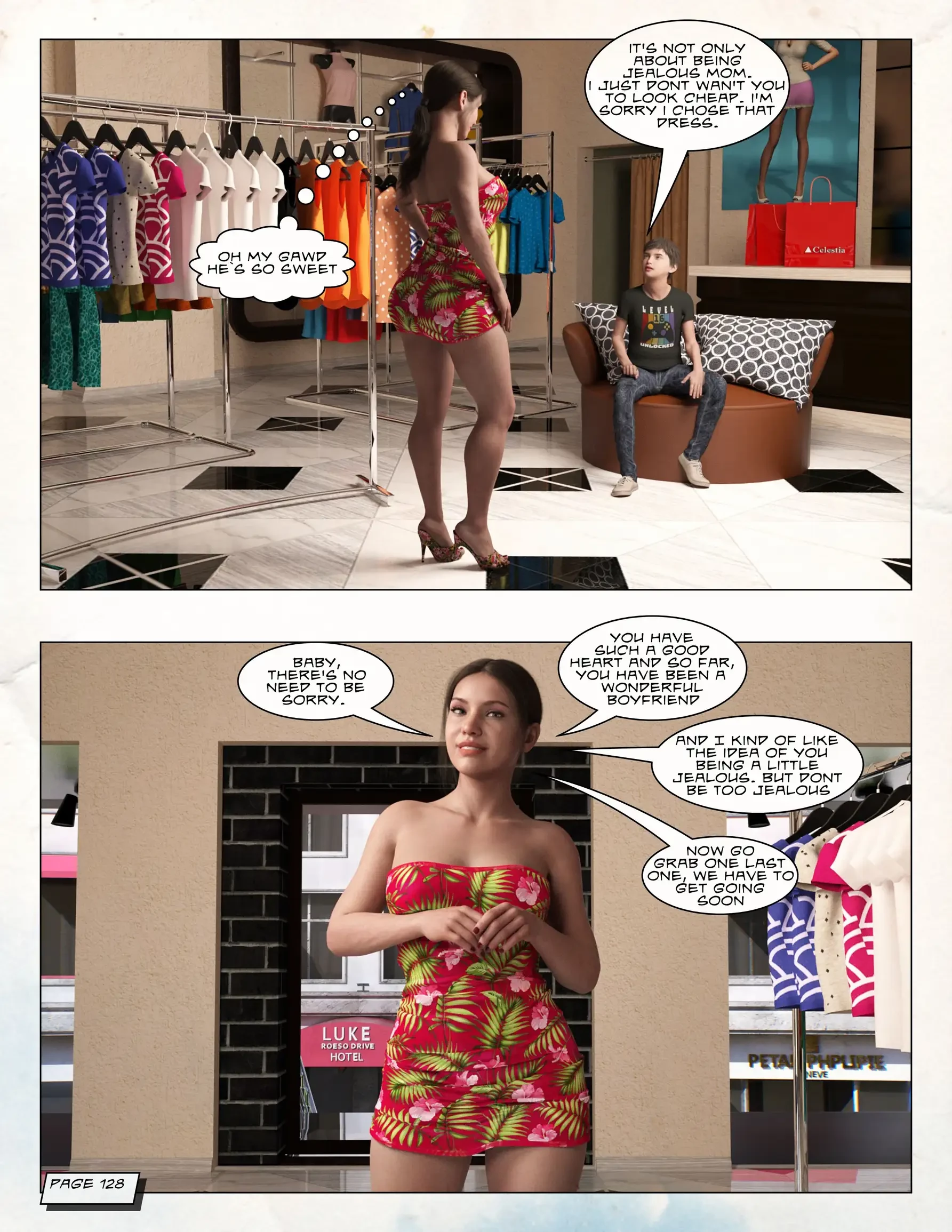 Loving Mom 3 - Dating My Mother [Neato] porn comic picture 11