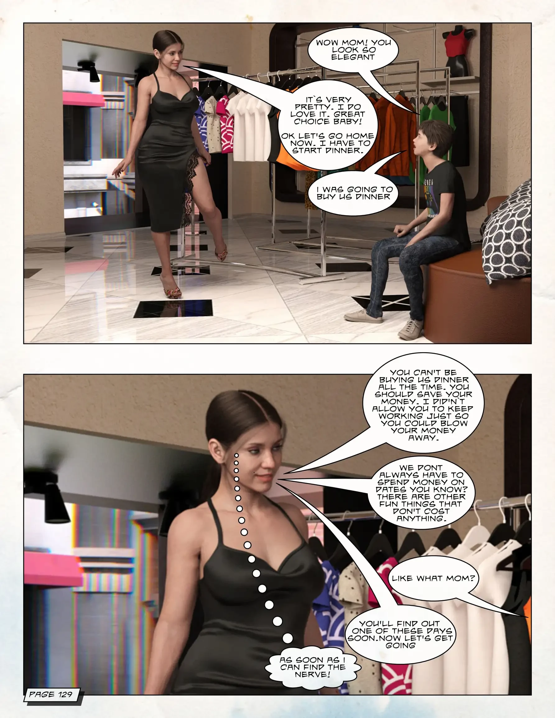 Loving Mom 3 - Dating My Mother [Neato] porn comic picture 12