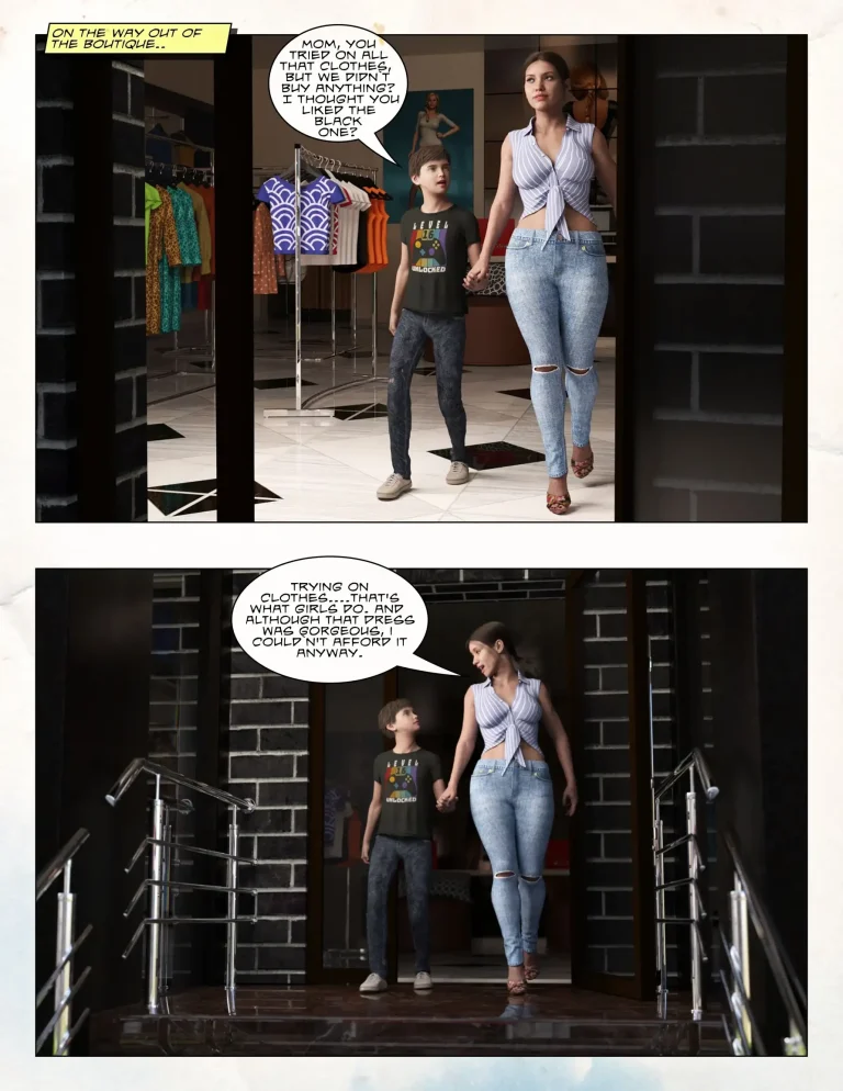 Loving Mom 3 - Dating My Mother [Neato] porn comic picture 13