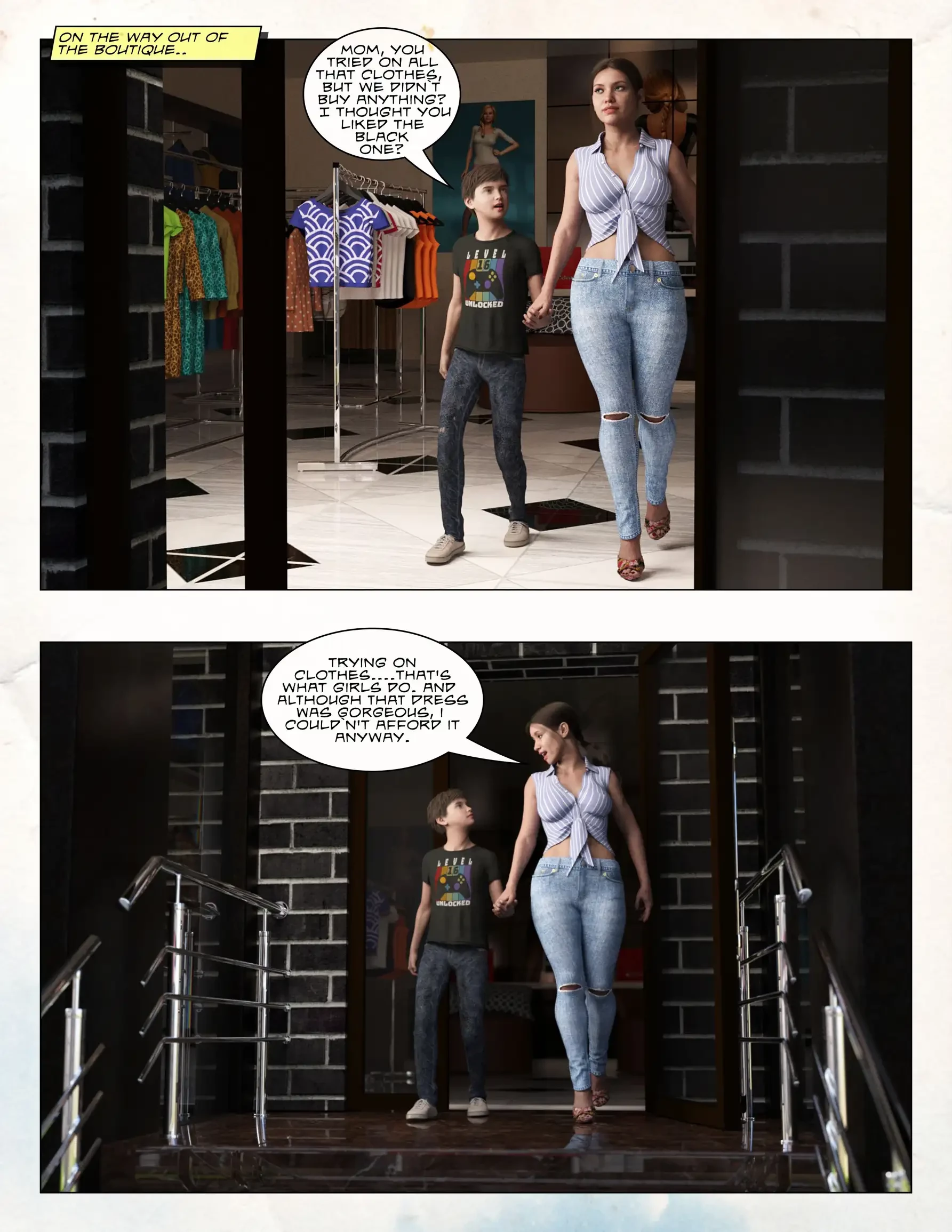 Loving Mom 3 - Dating My Mother [Neato] porn comic picture 13