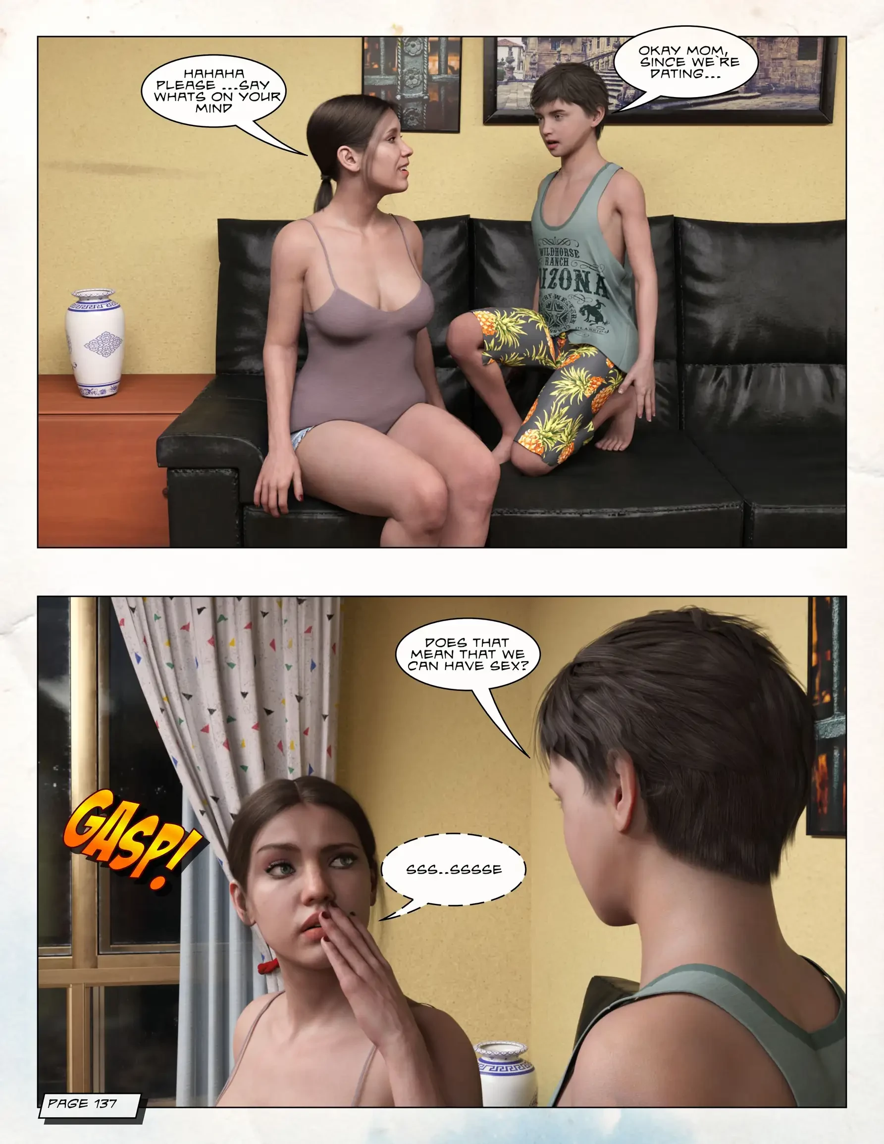 Loving Mom 3 - Dating My Mother [Neato] porn comic picture 20