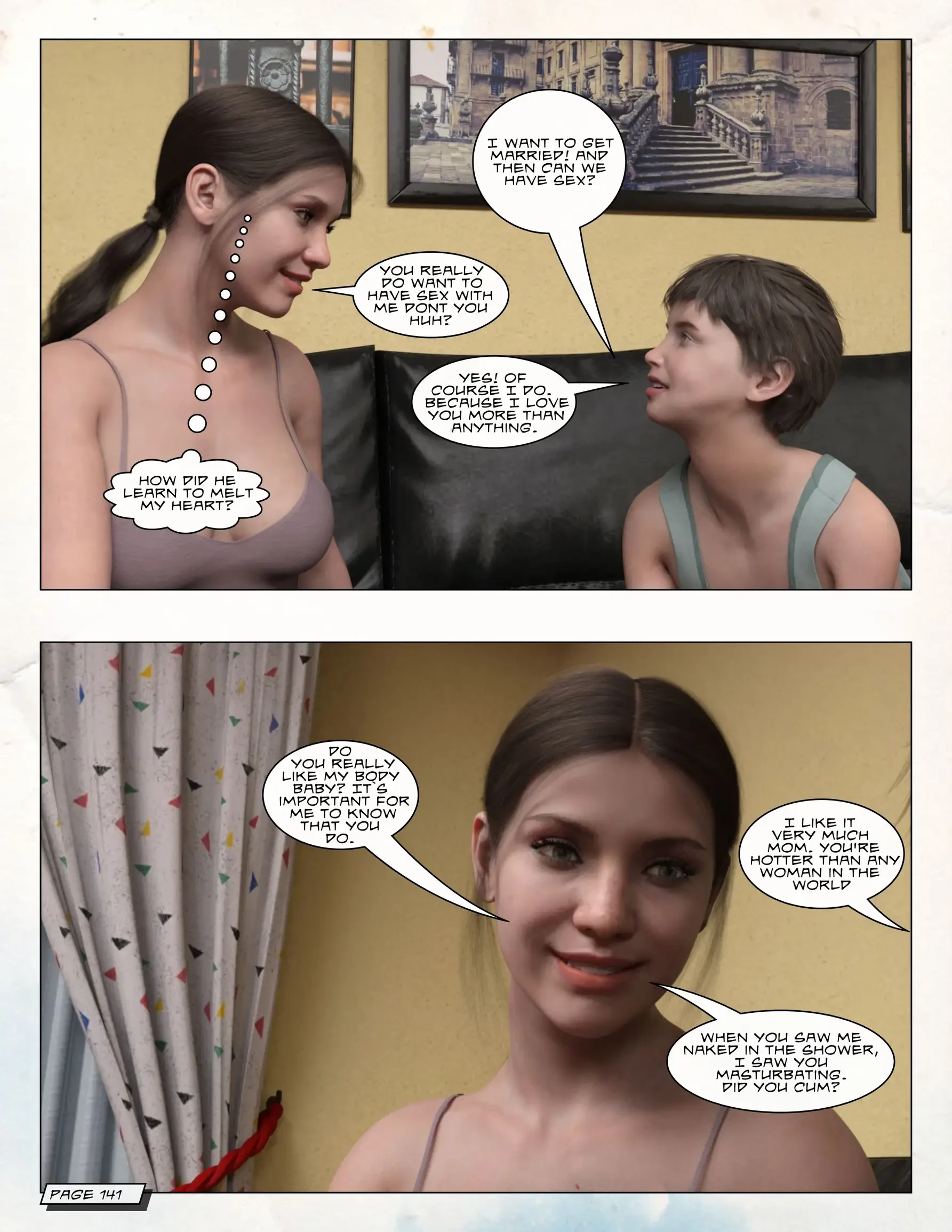 Loving Mom 3 - Dating My Mother [Neato] porn comic picture 24