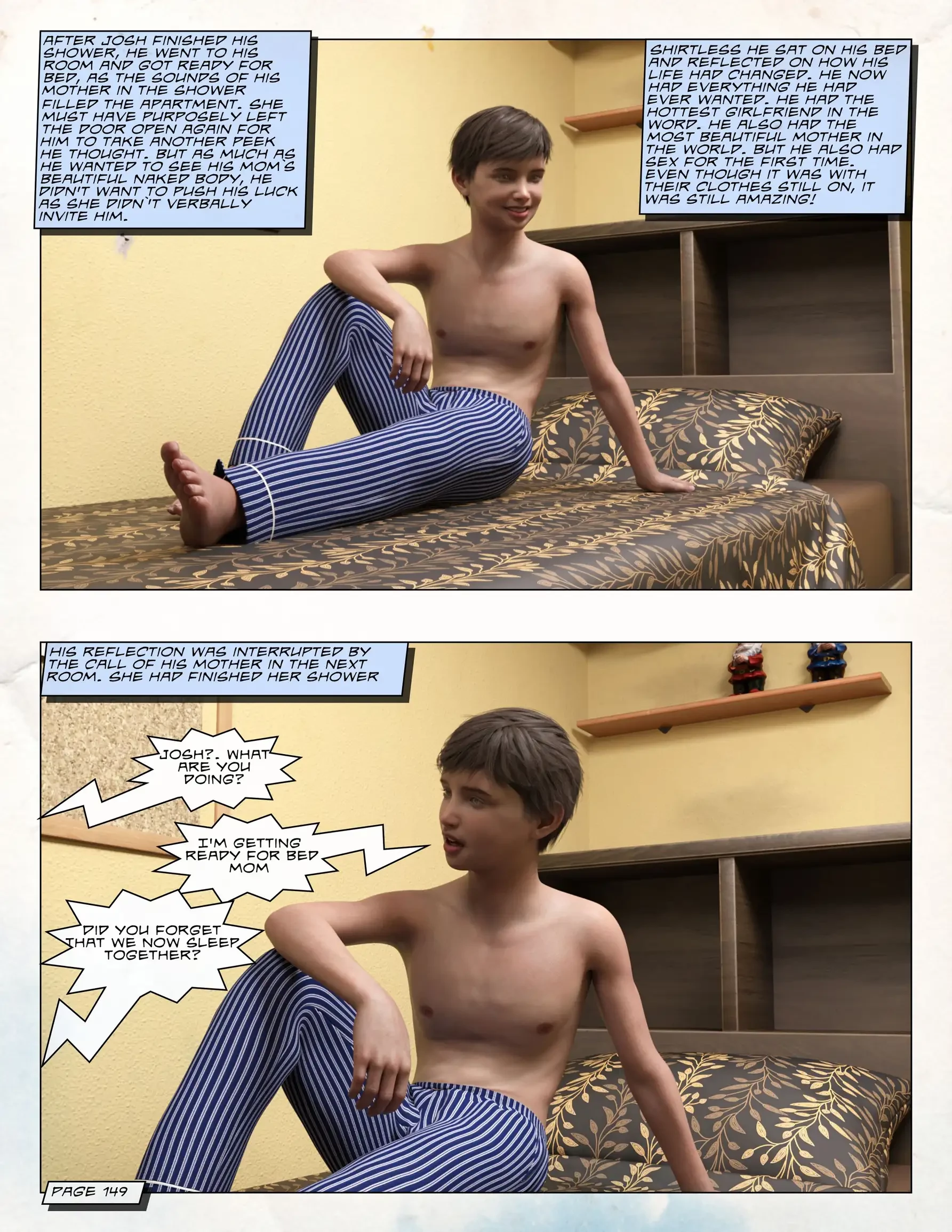 Loving Mom 3 - Dating My Mother [Neato] porn comic picture 32