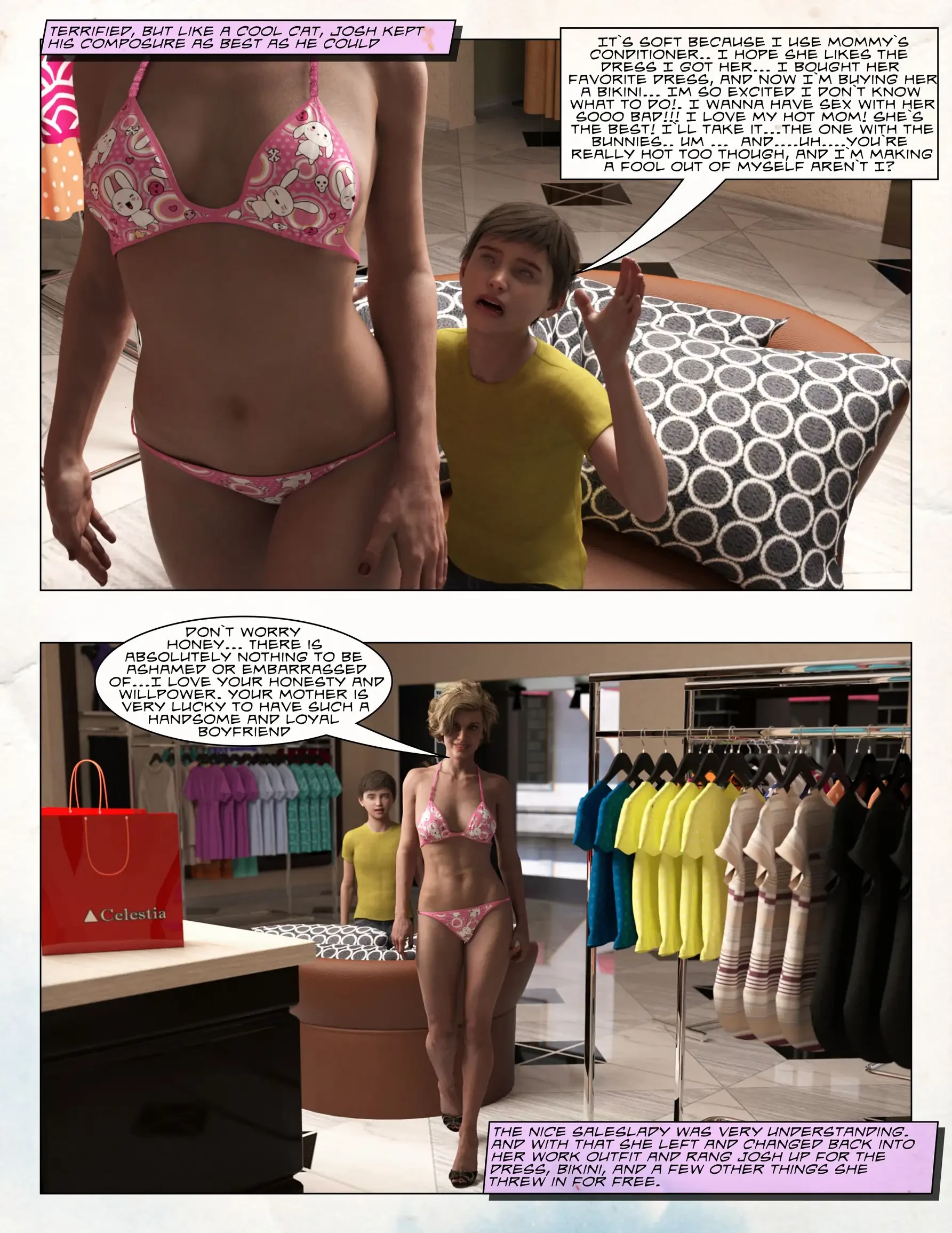 Loving Mom 3 - Dating My Mother [Neato] porn comic picture 54