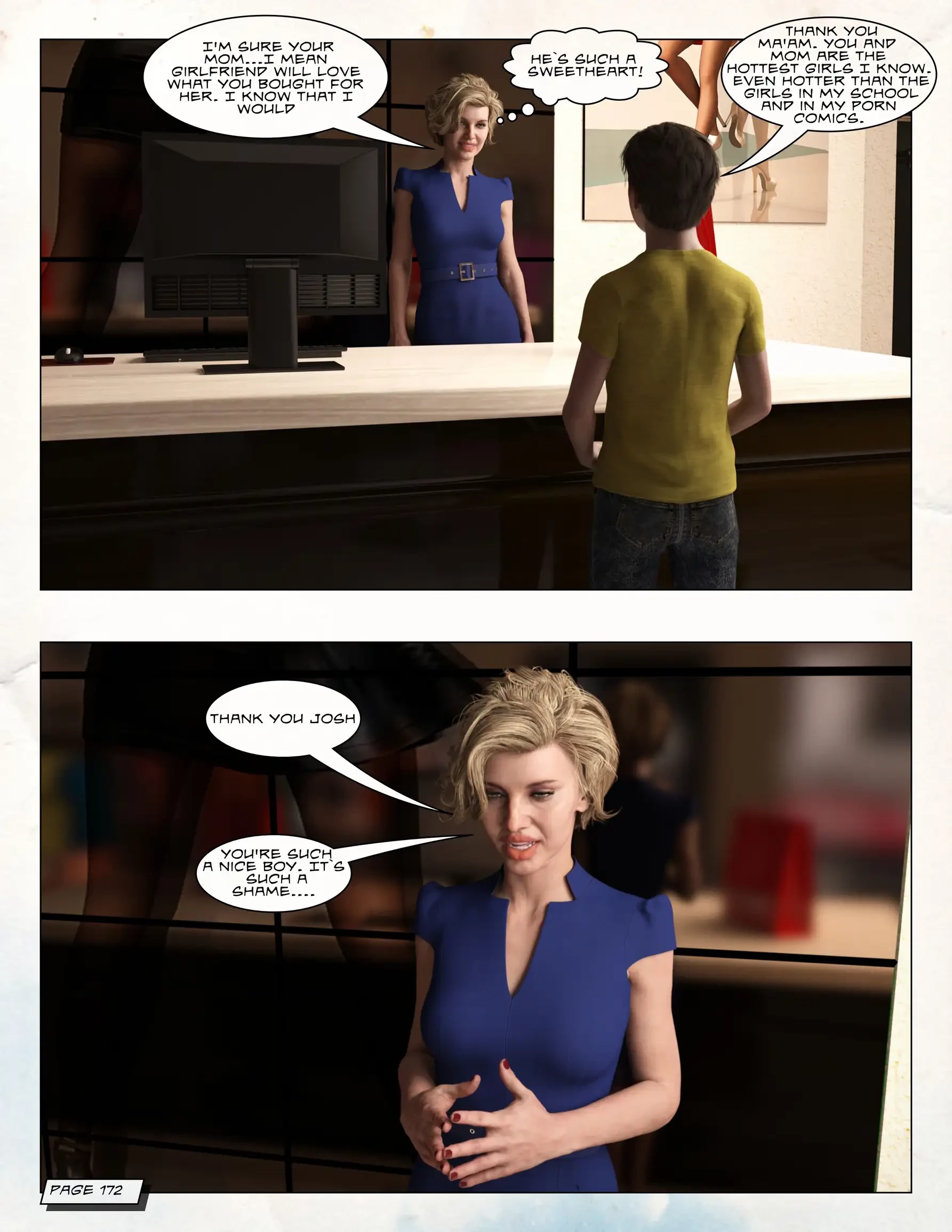 Loving Mom 3 - Dating My Mother [Neato] porn comic picture 55