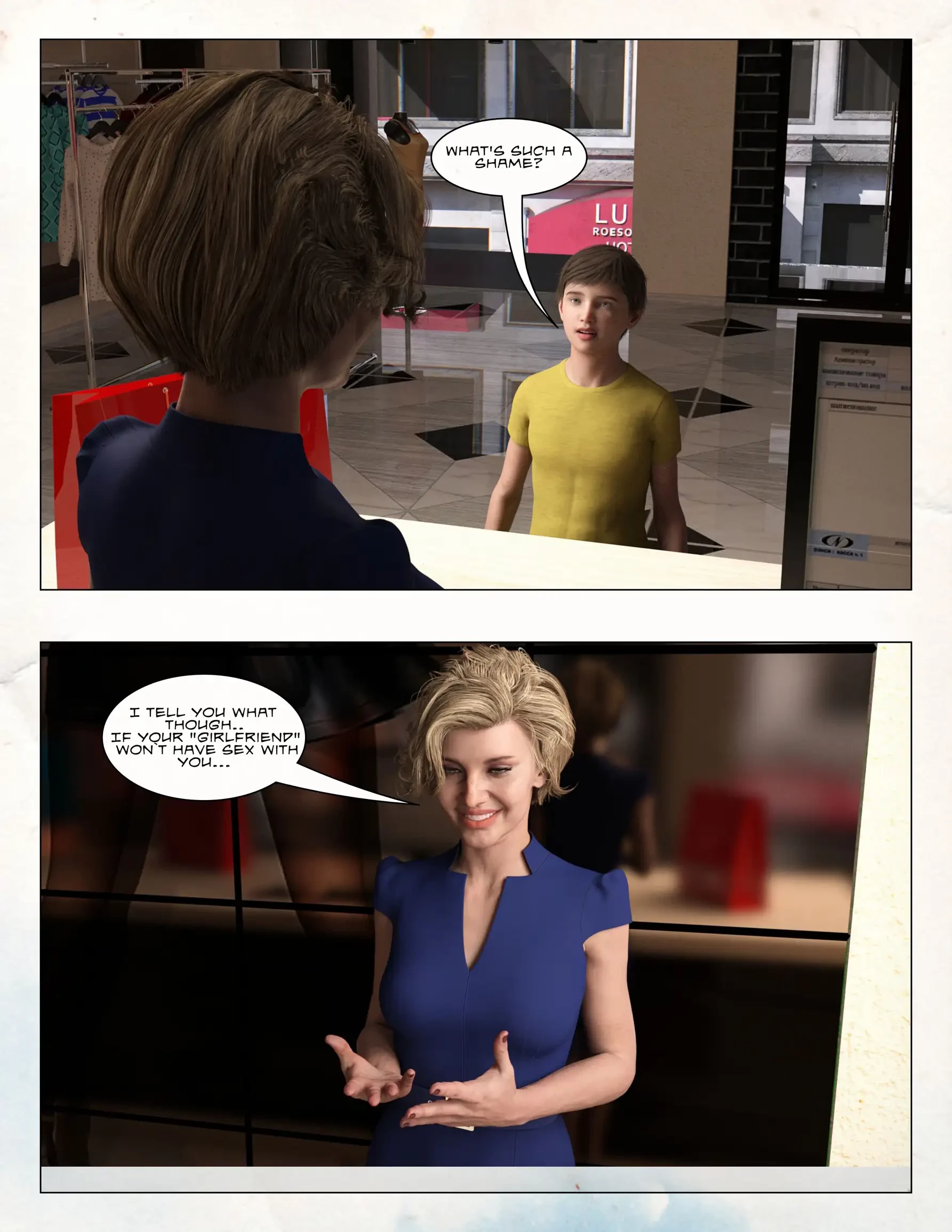 Loving Mom 3 - Dating My Mother [Neato] porn comic picture 56