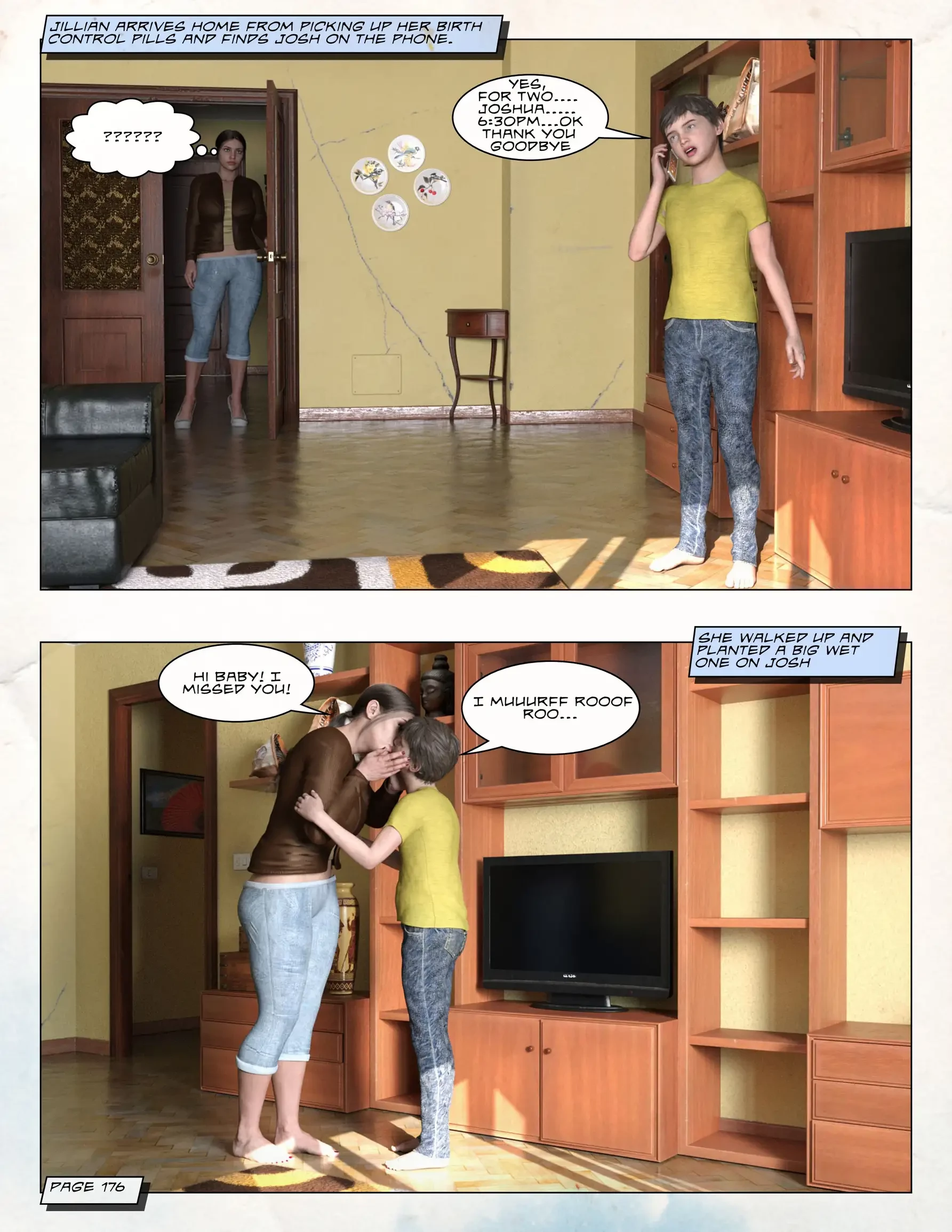Loving Mom 3 - Dating My Mother [Neato] porn comic picture 59