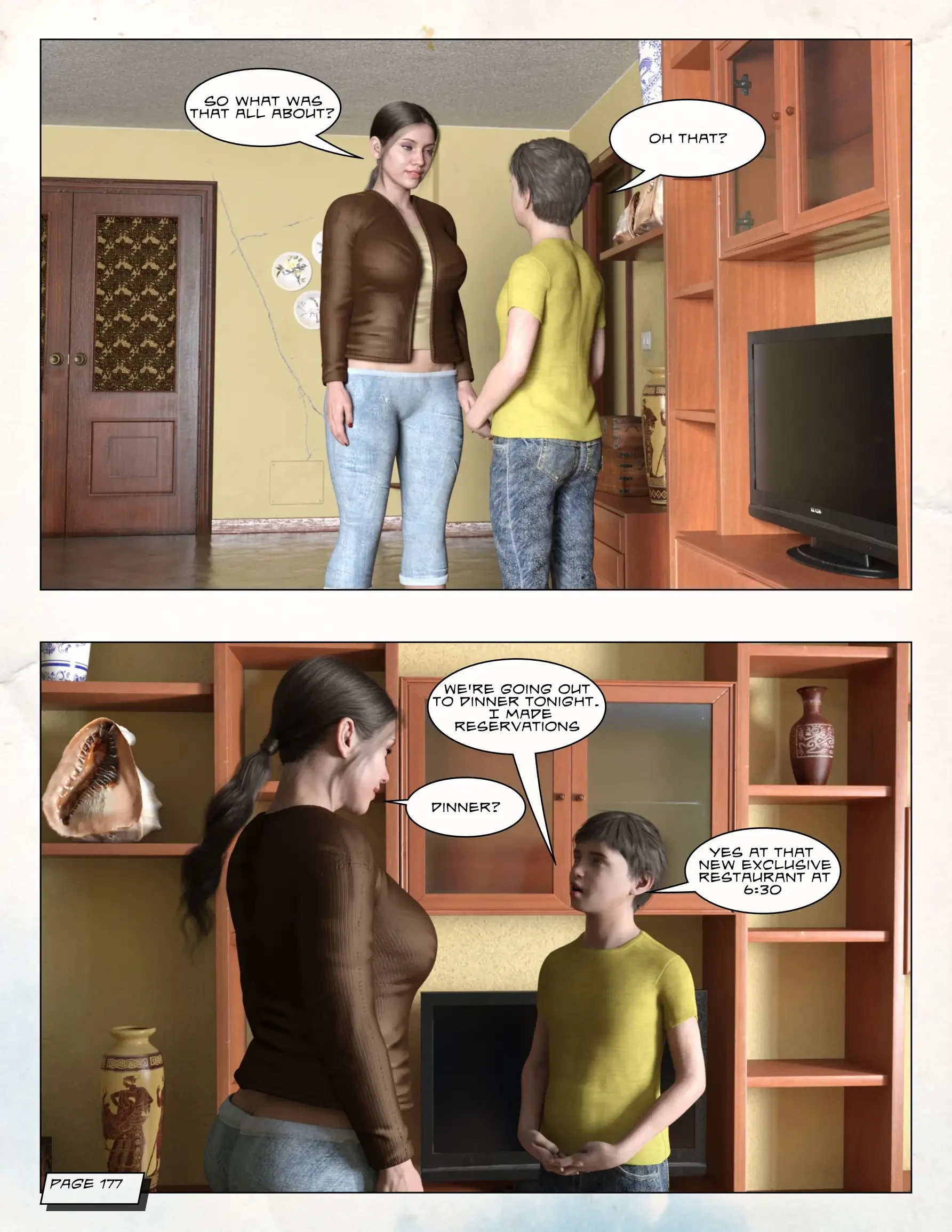 Loving Mom 3 - Dating My Mother [Neato] porn comic picture 60