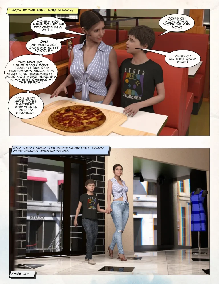 Loving Mom 3 - Dating My Mother [Neato] porn comic picture 7