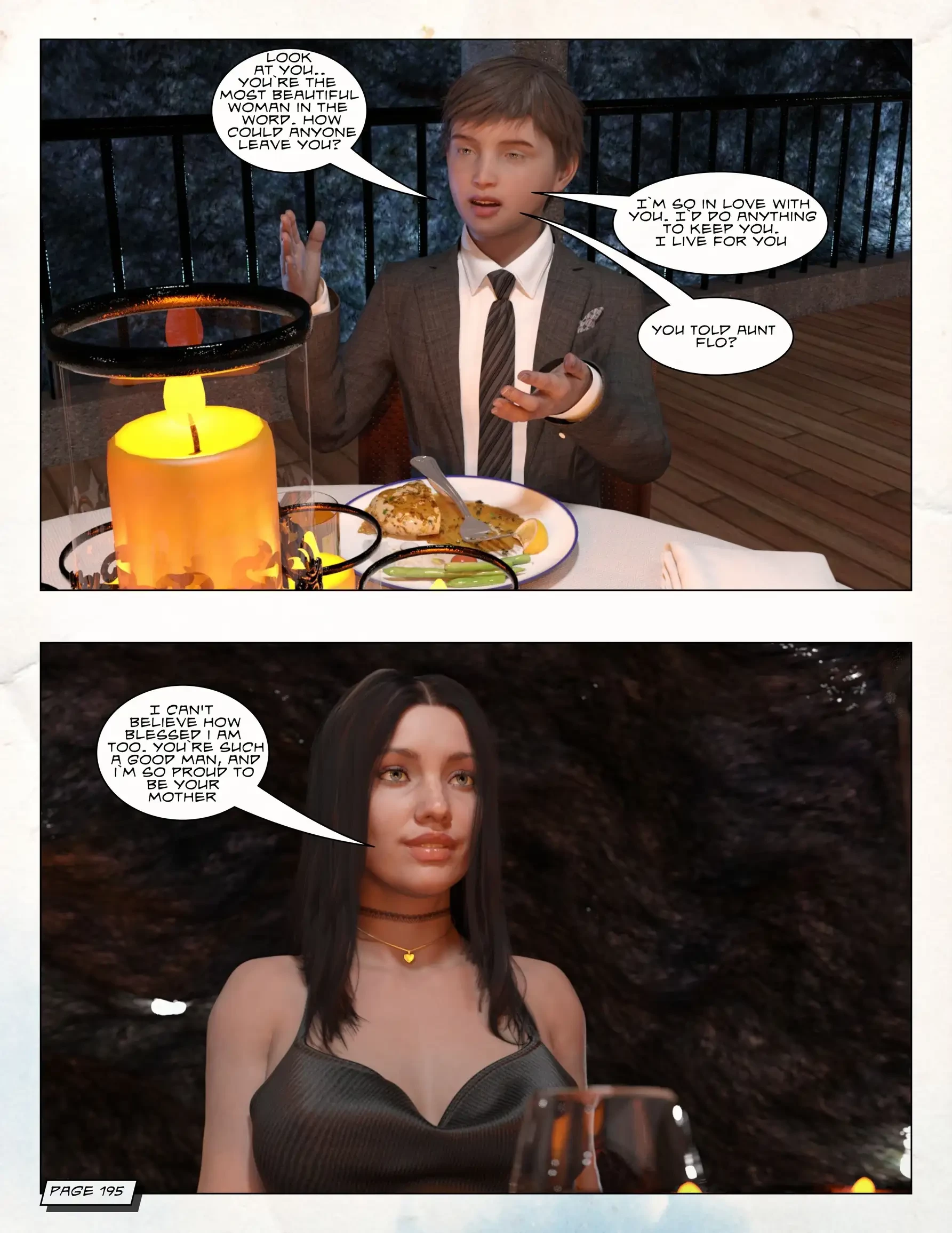 Loving Mom 3 - Dating My Mother [Neato] porn comic picture 78