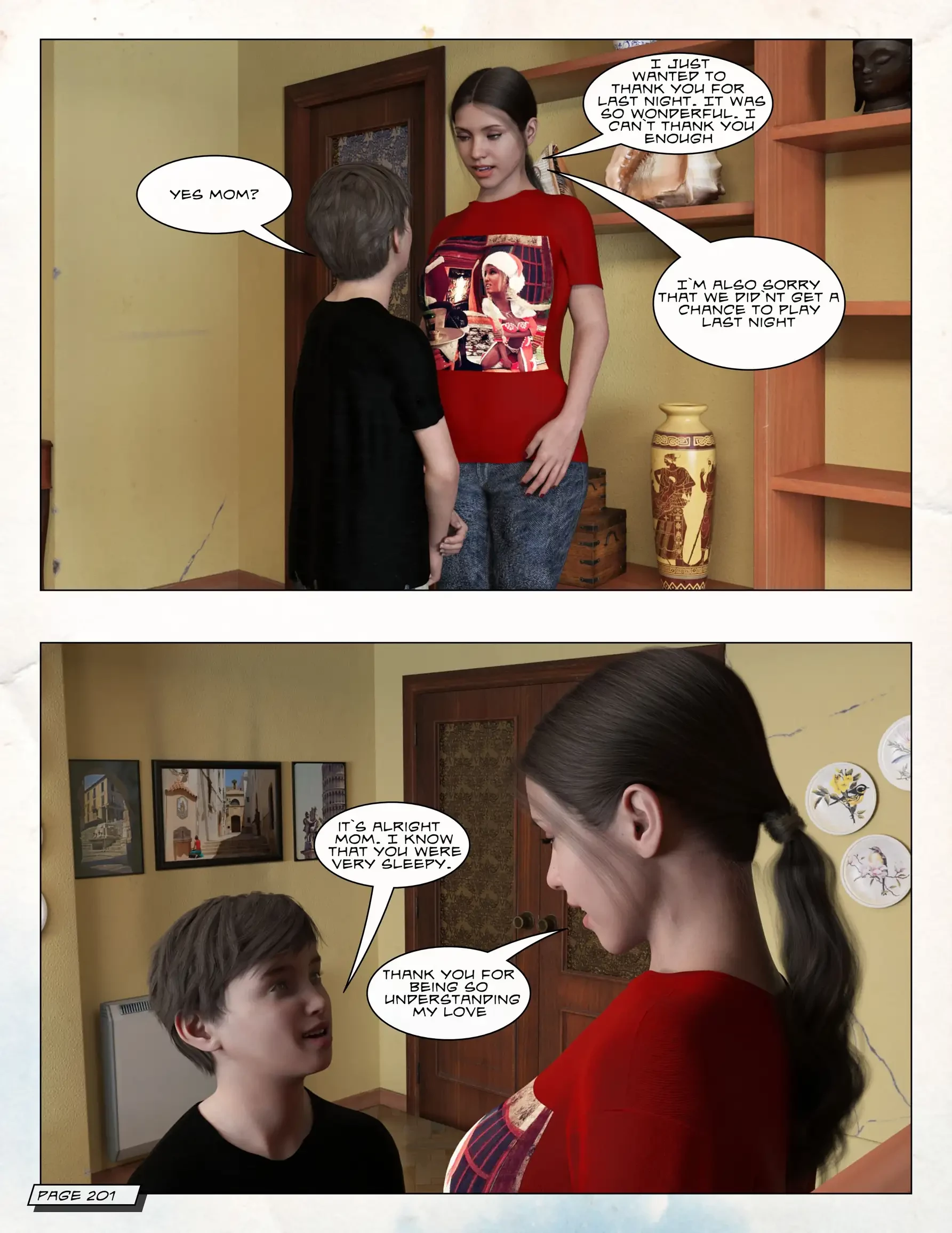 Loving Mom 3 - Dating My Mother [Neato] porn comic picture 84