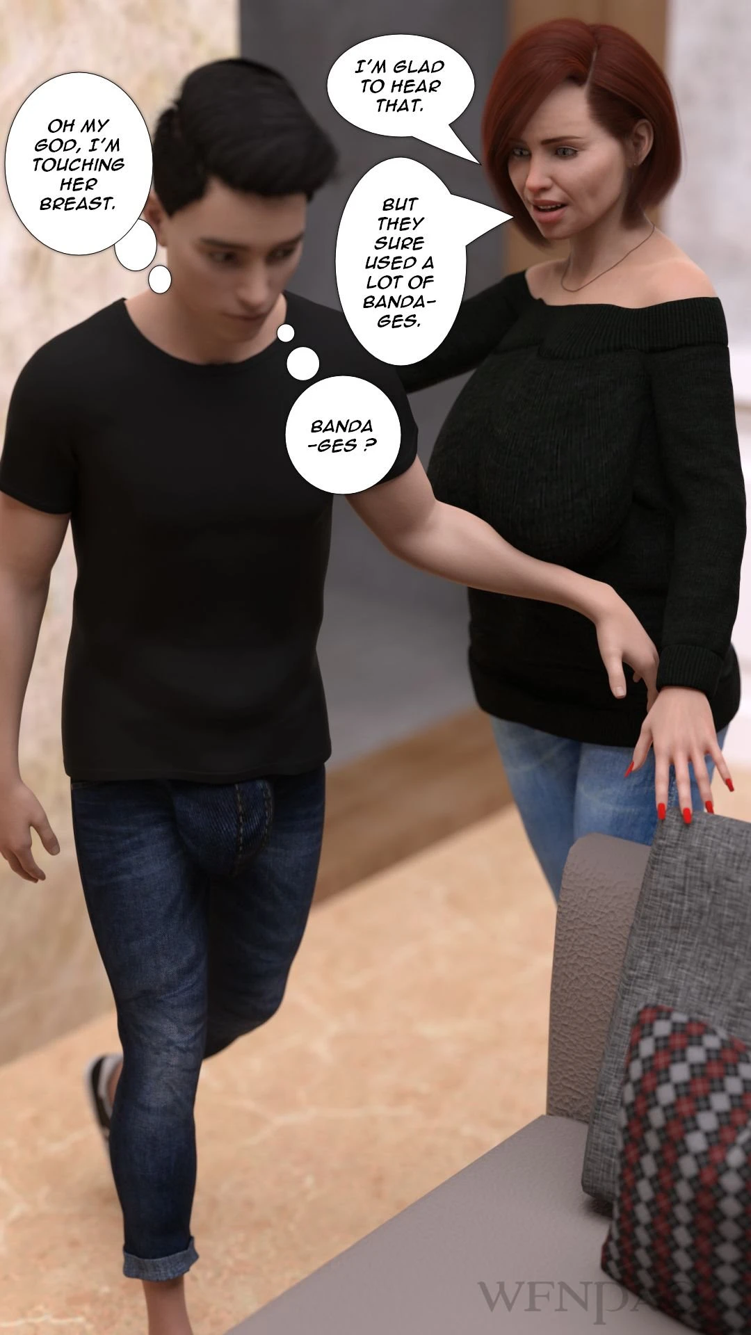 Luck and love porn comic picture 2