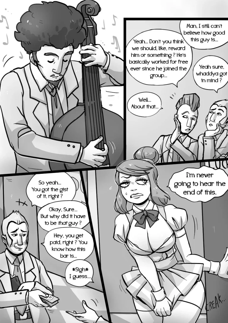 Lucky Violet porn comic picture 2