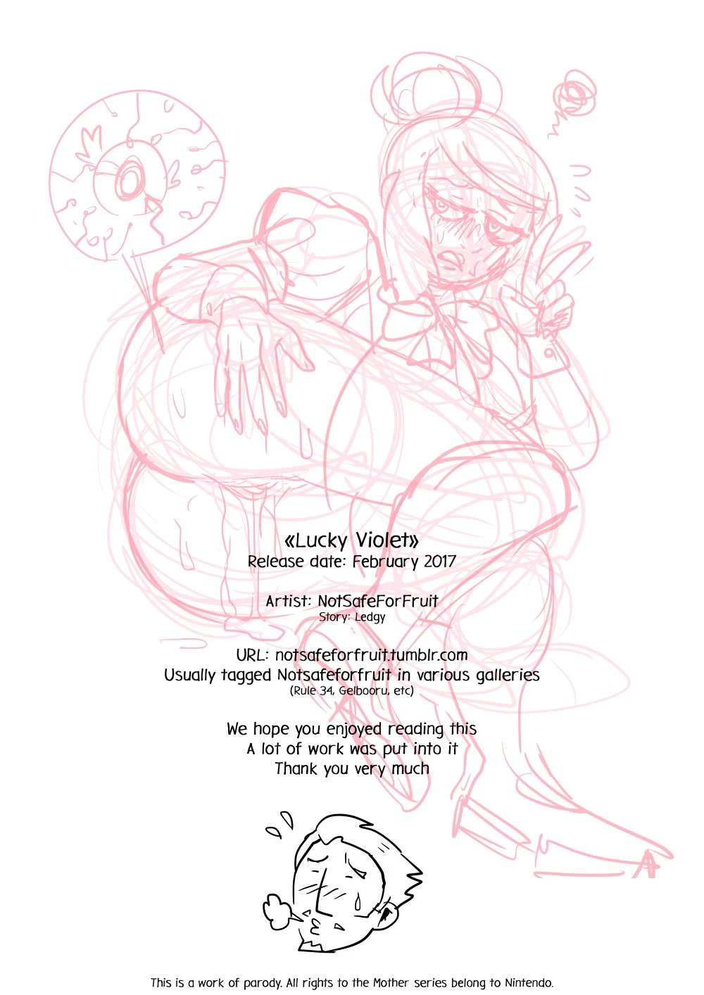 Lucky Violet porn comic picture 8