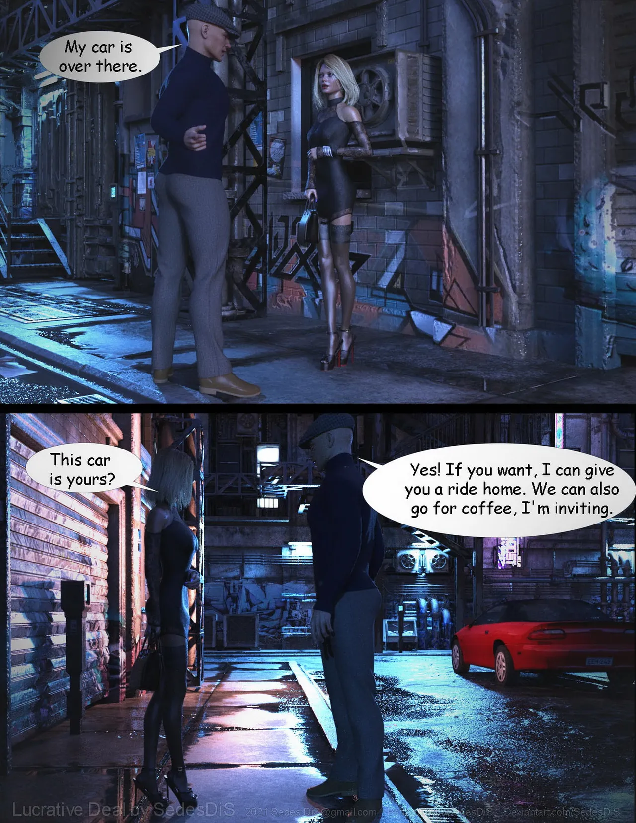 Lucrative Deal porn comic picture 7