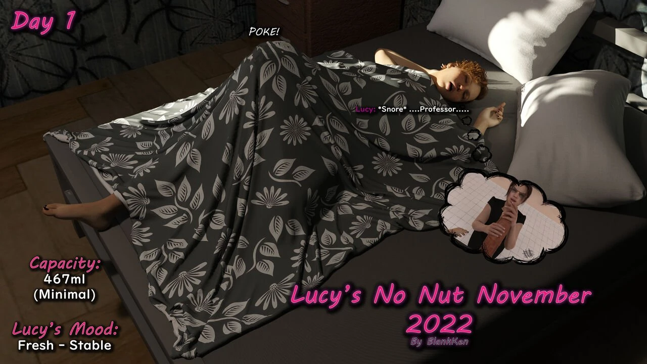 Lucy's No Nut November 2022 porn comic picture 1
