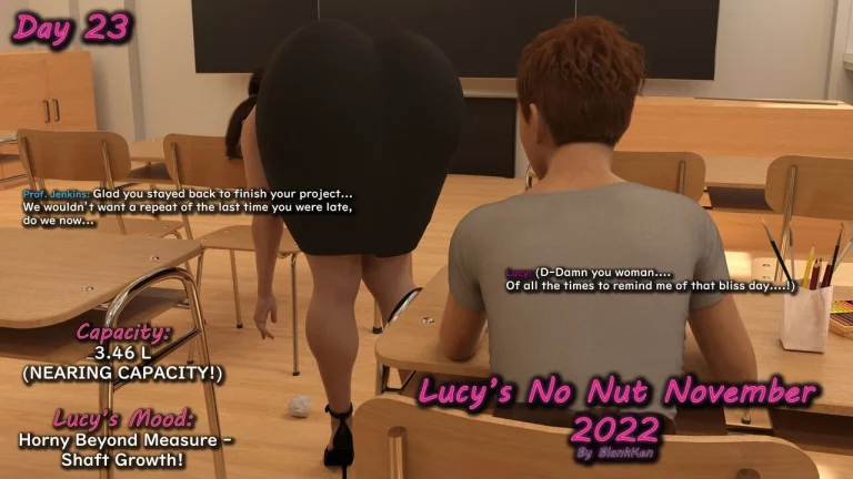 Lucy's No Nut November 2022 porn comic picture 24