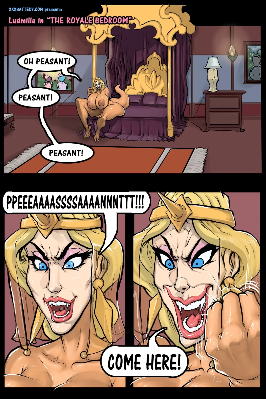 LudMilla in The Royale Bedroom porn comic picture 1