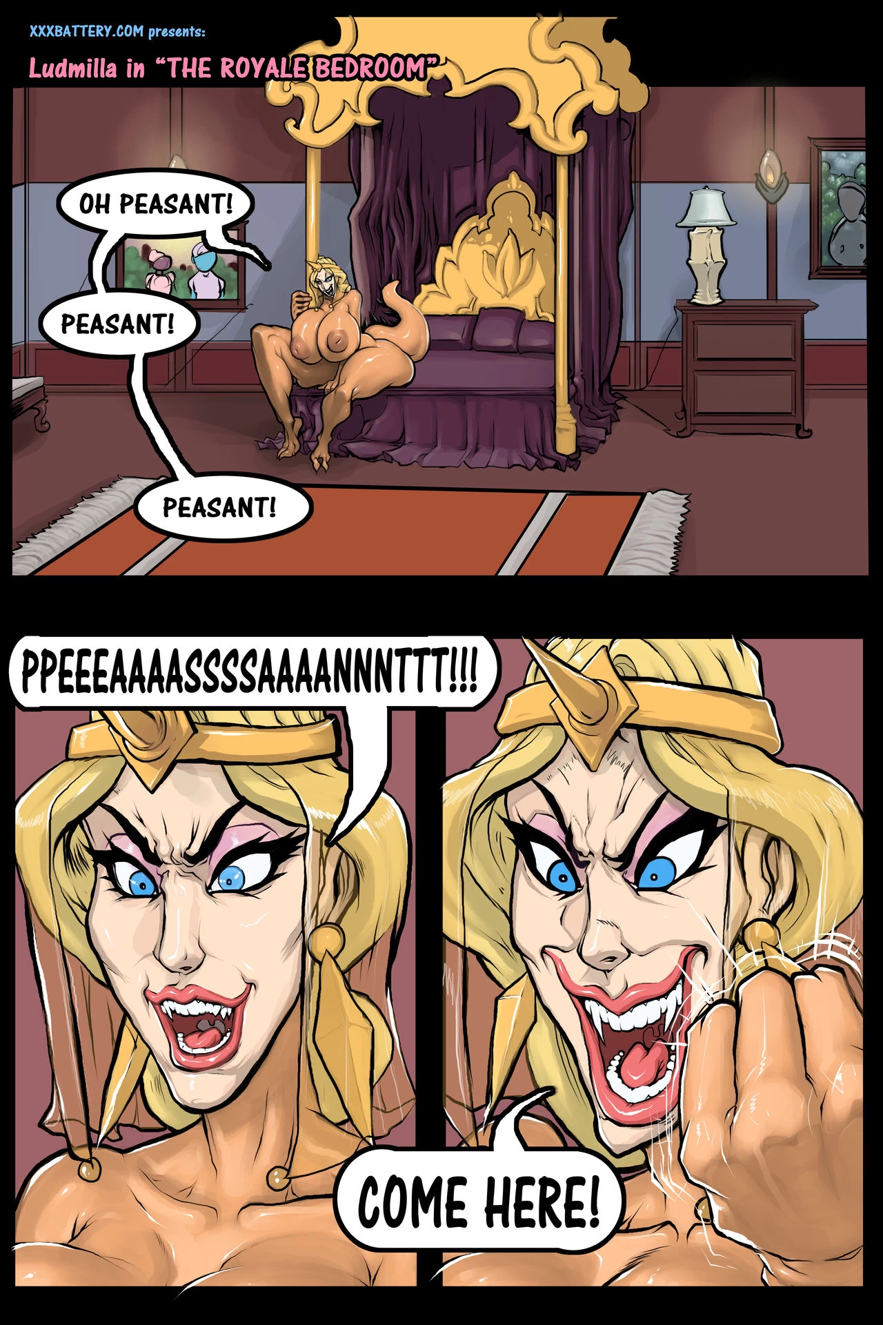 LudMilla in The Royale Bedroom porn comic picture 1