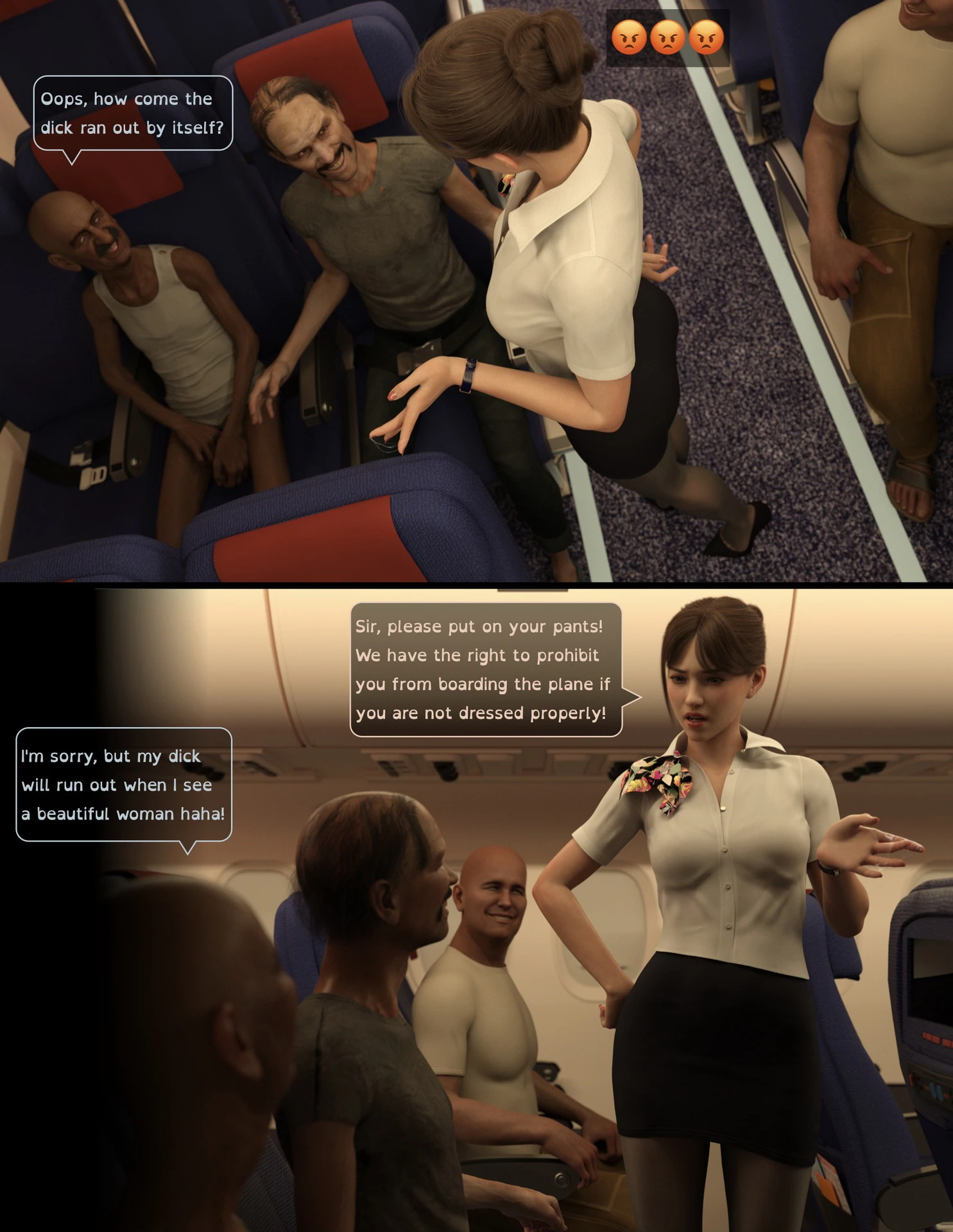 Lust Flight porn comic picture 15