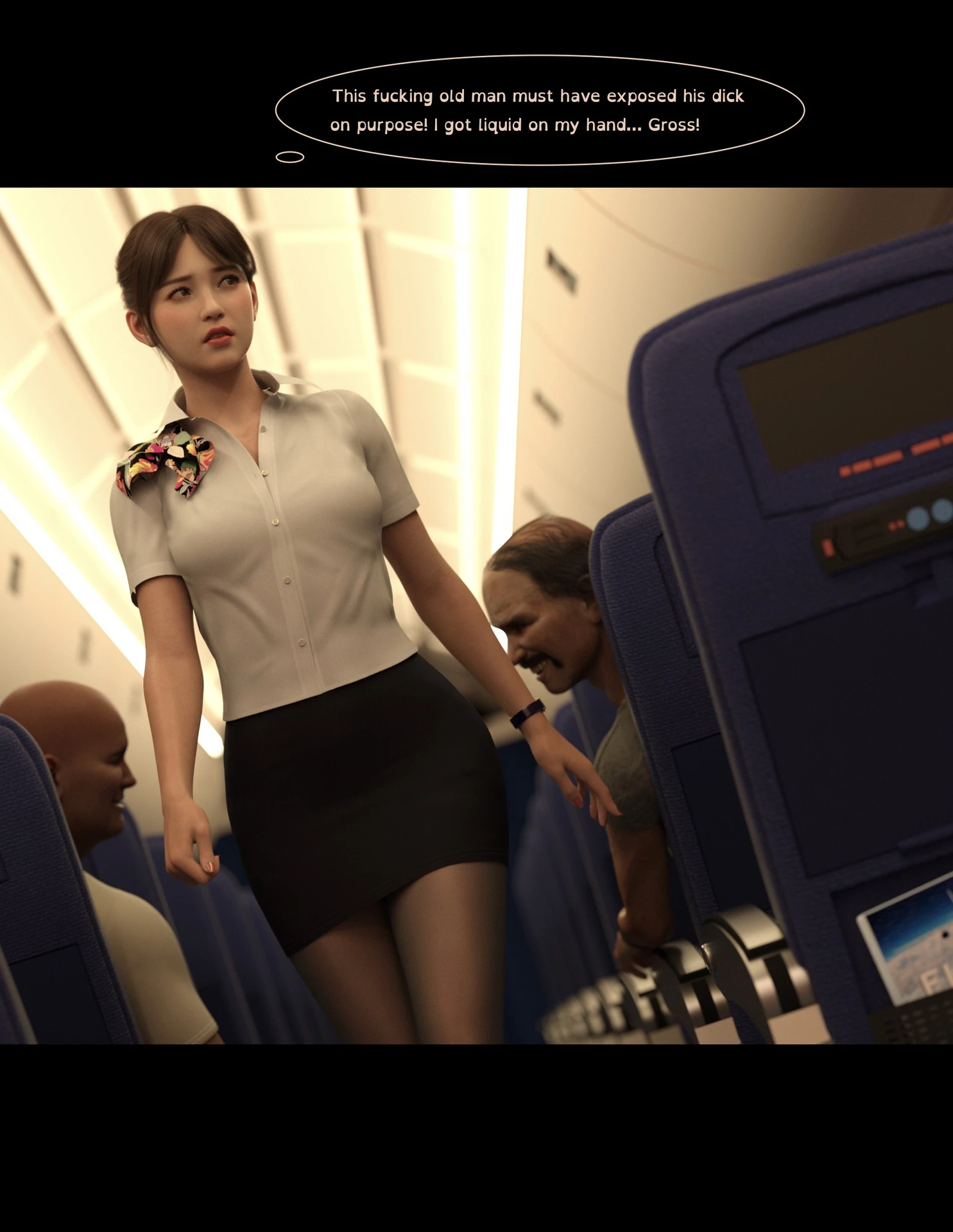 Lust Flight porn comic picture 16