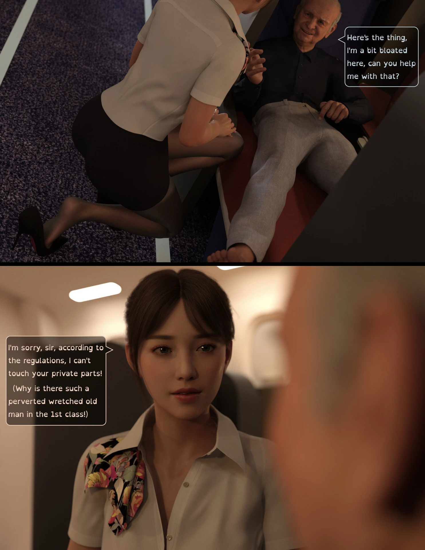 Lust Flight porn comic picture 24