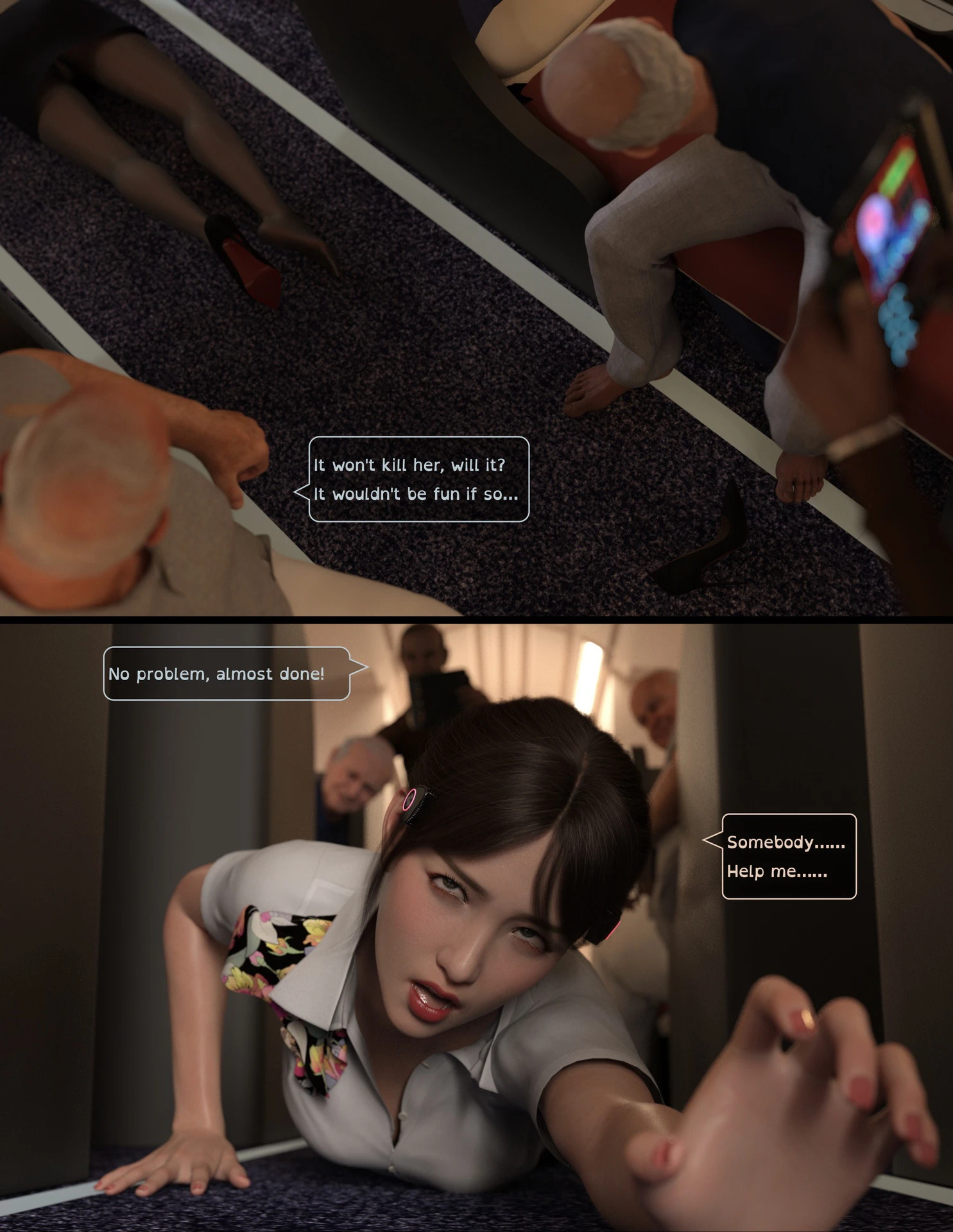 Lust Flight porn comic picture 32