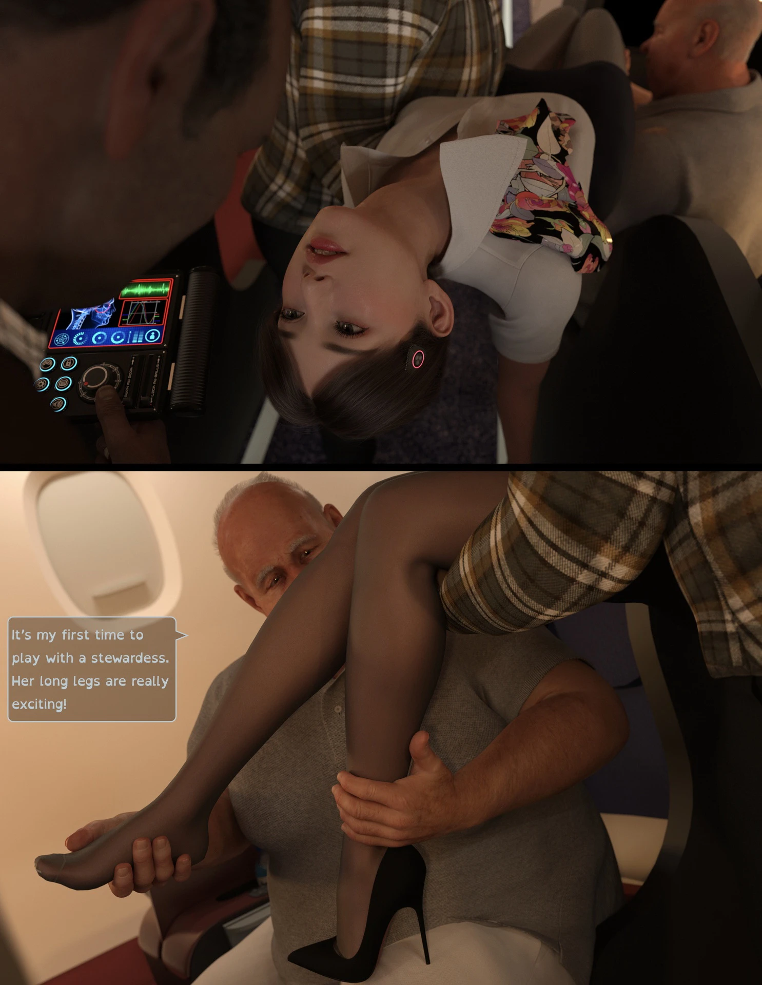 Lust Flight porn comic picture 35