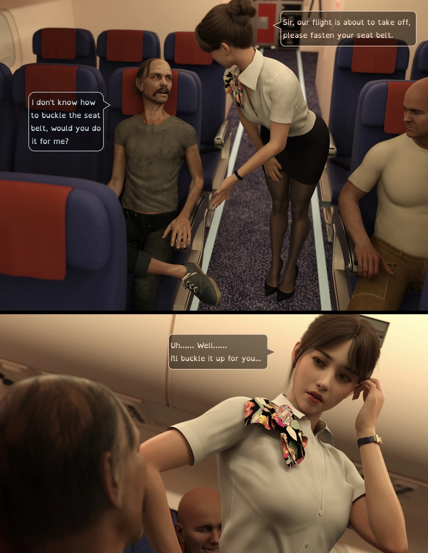 Lust Flight porn comic picture 9