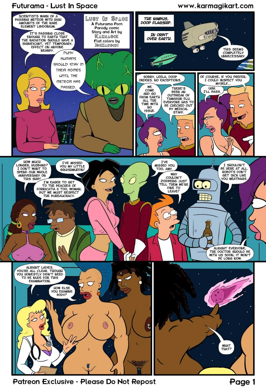 Lust In Space porn comic picture 1