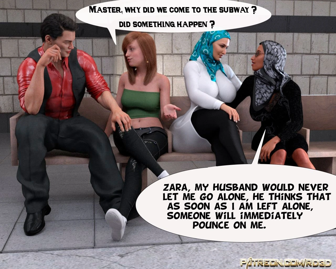 LUST PREDATORS 3 porn comic picture 2