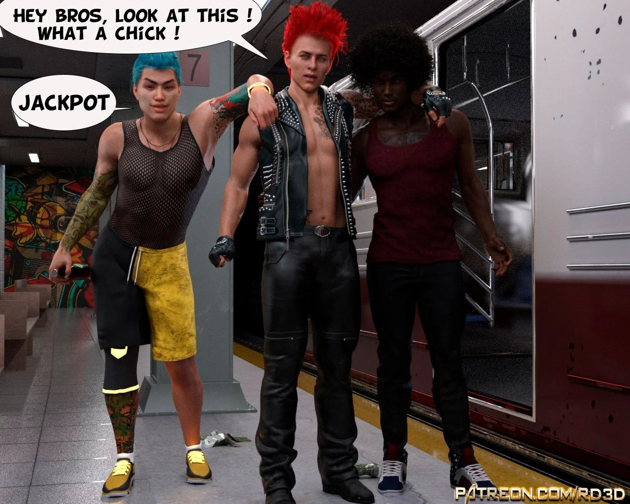 LUST PREDATORS 3 porn comic picture 6